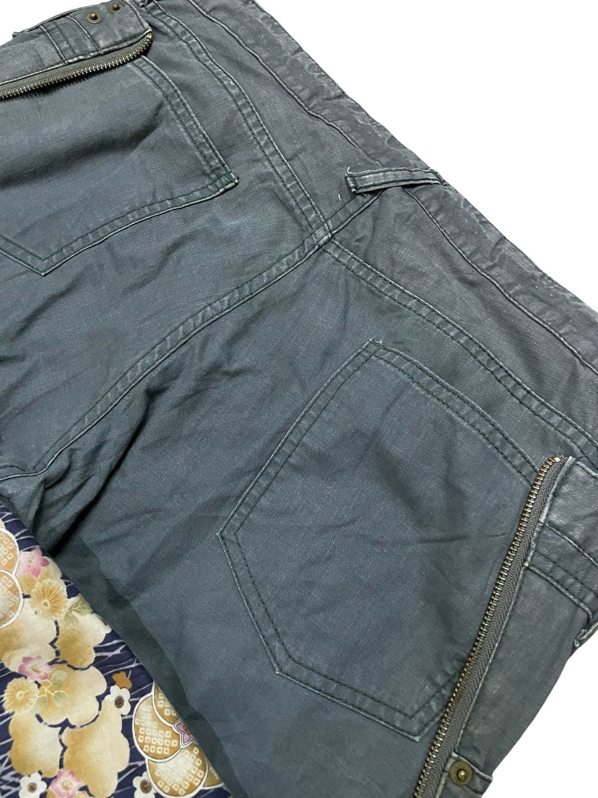 5351 POUR LES HOMMES × PPFM PPFM Japan Layered Double Waist Pocket Punk Wash Pants Size US 34 / EU 50 - 20 Thumbnail