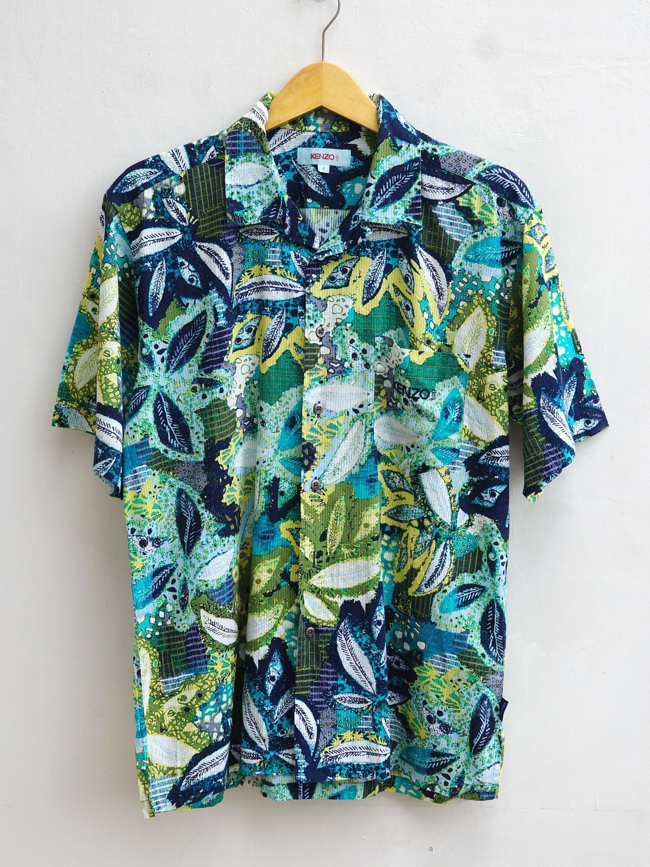 Kenzo Kenzo Golf Hawaiian Shirt Size US L / EU 52-54 / 3 - 1 Thumbnail