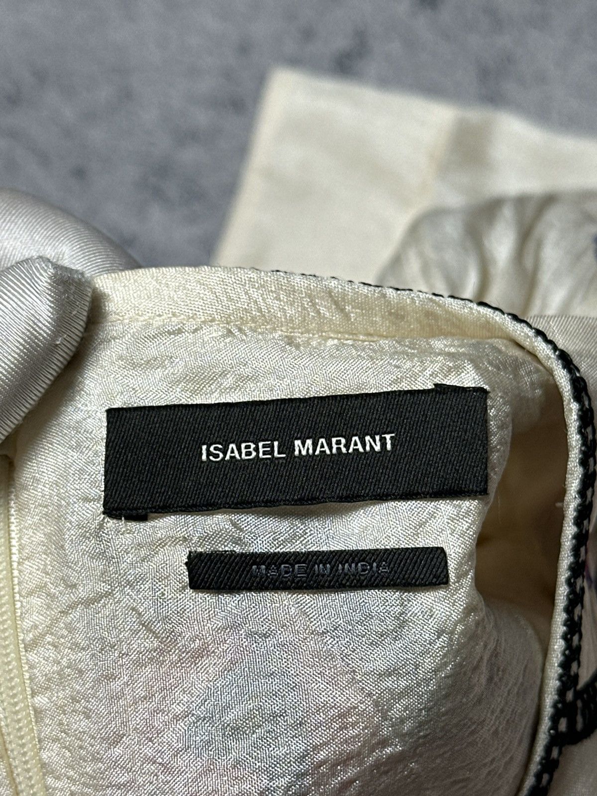 Isabel Marant Isabel Marant Ciameli Embroidered Floral Silk Blouse Size M / US 6-8 / IT 42-44 - 10 Thumbnail