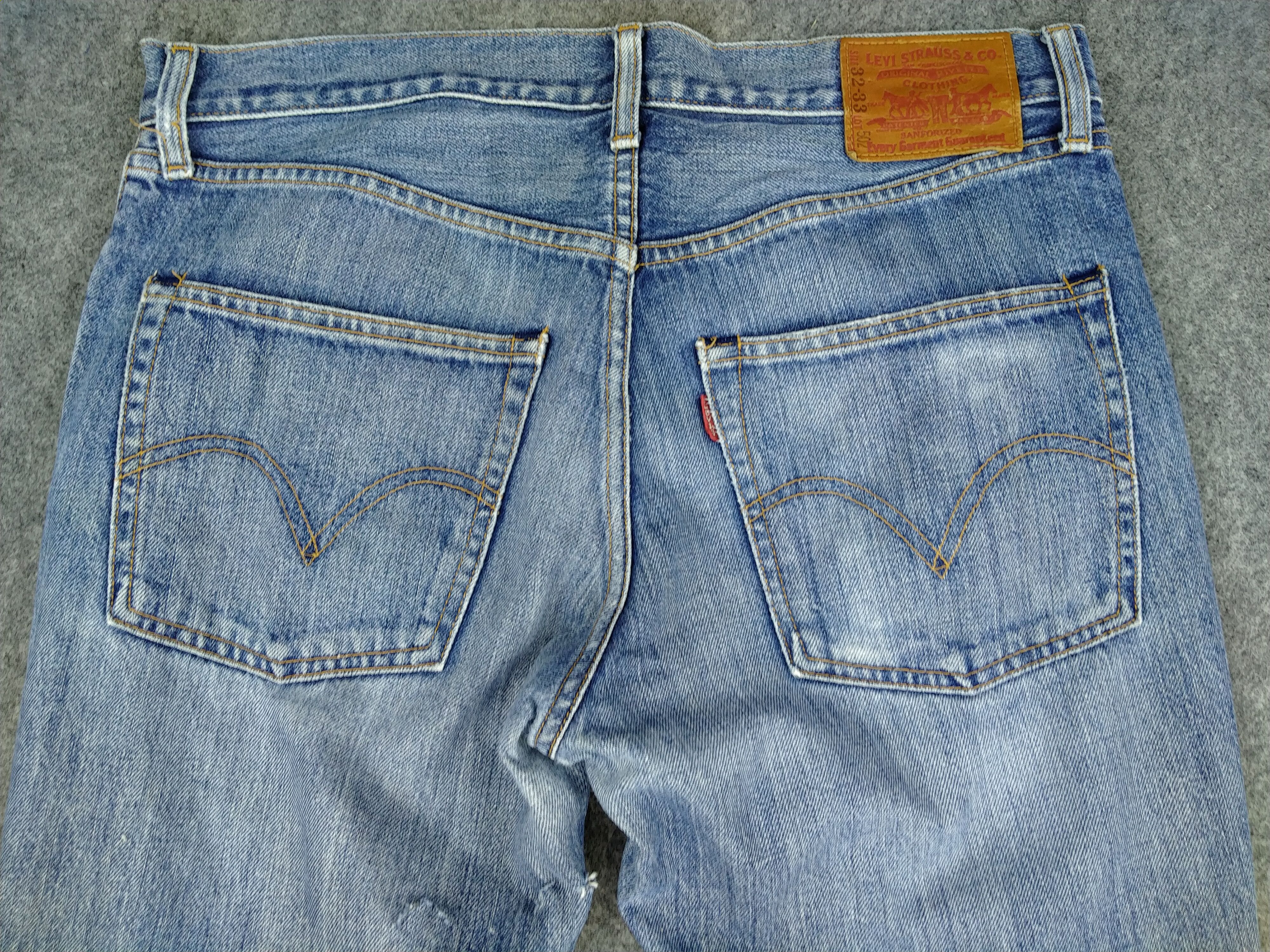 Levi's Distressed Vintage Levi's 502 Denim 34 x 32.5 -JN750 Size US 34 / EU 50 - 4 Thumbnail