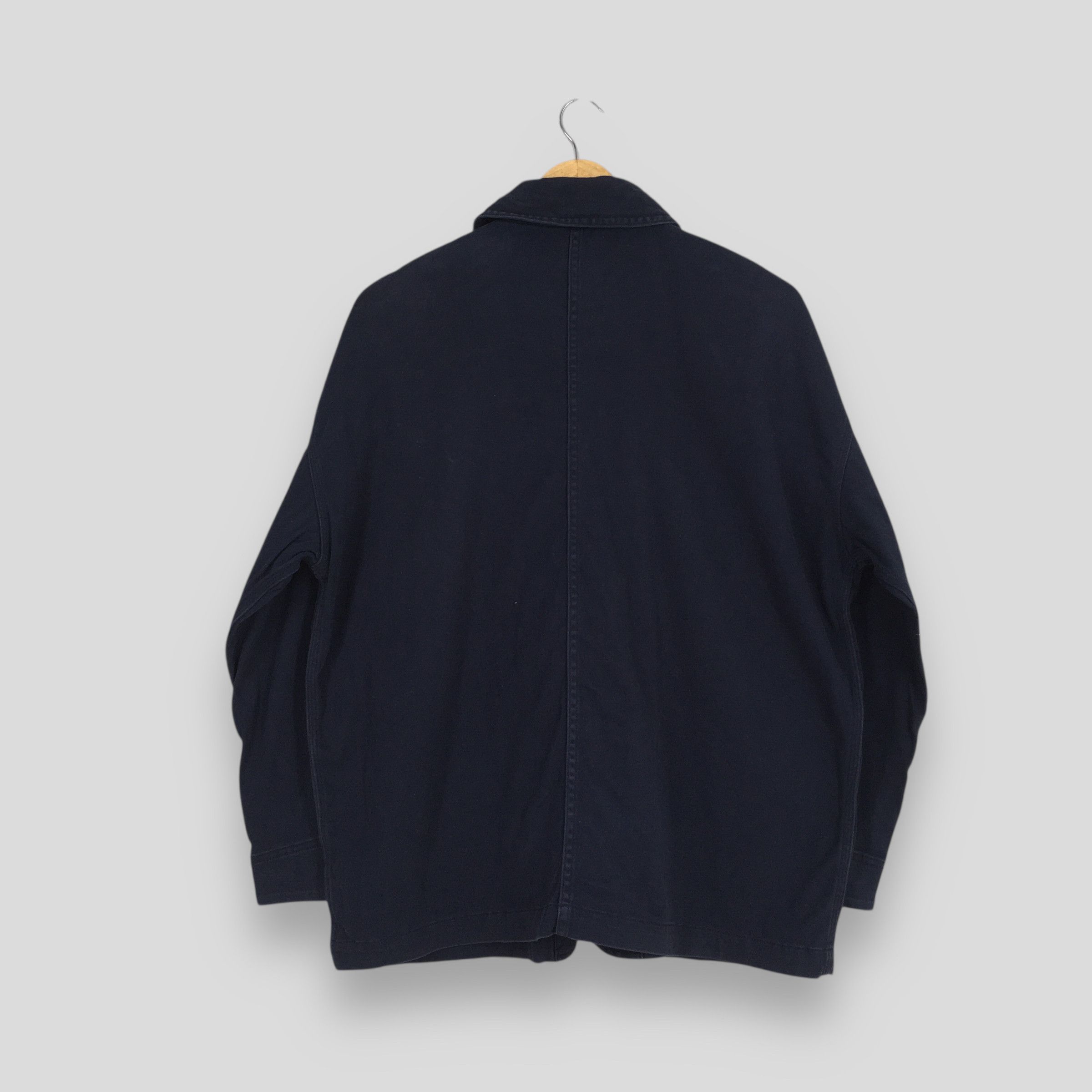 Vintage Vintage 1990s Marine Workers Denim French Work Jacket L Size US L / EU 52-54 / 3 - 7 Thumbnail