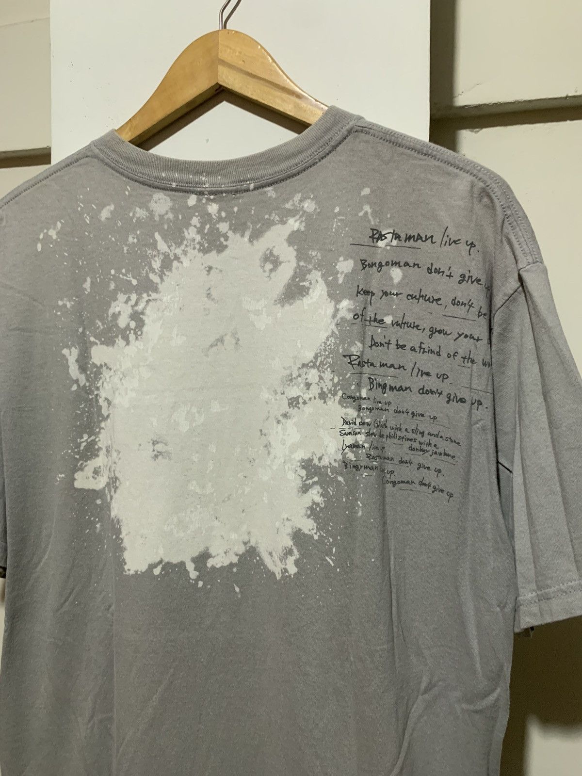 Japanese Brand Japanese Afflict Reformer Skull Poem Tie Dye Tee Shirt Size US XL / EU 56 / 4 - 12 Thumbnail