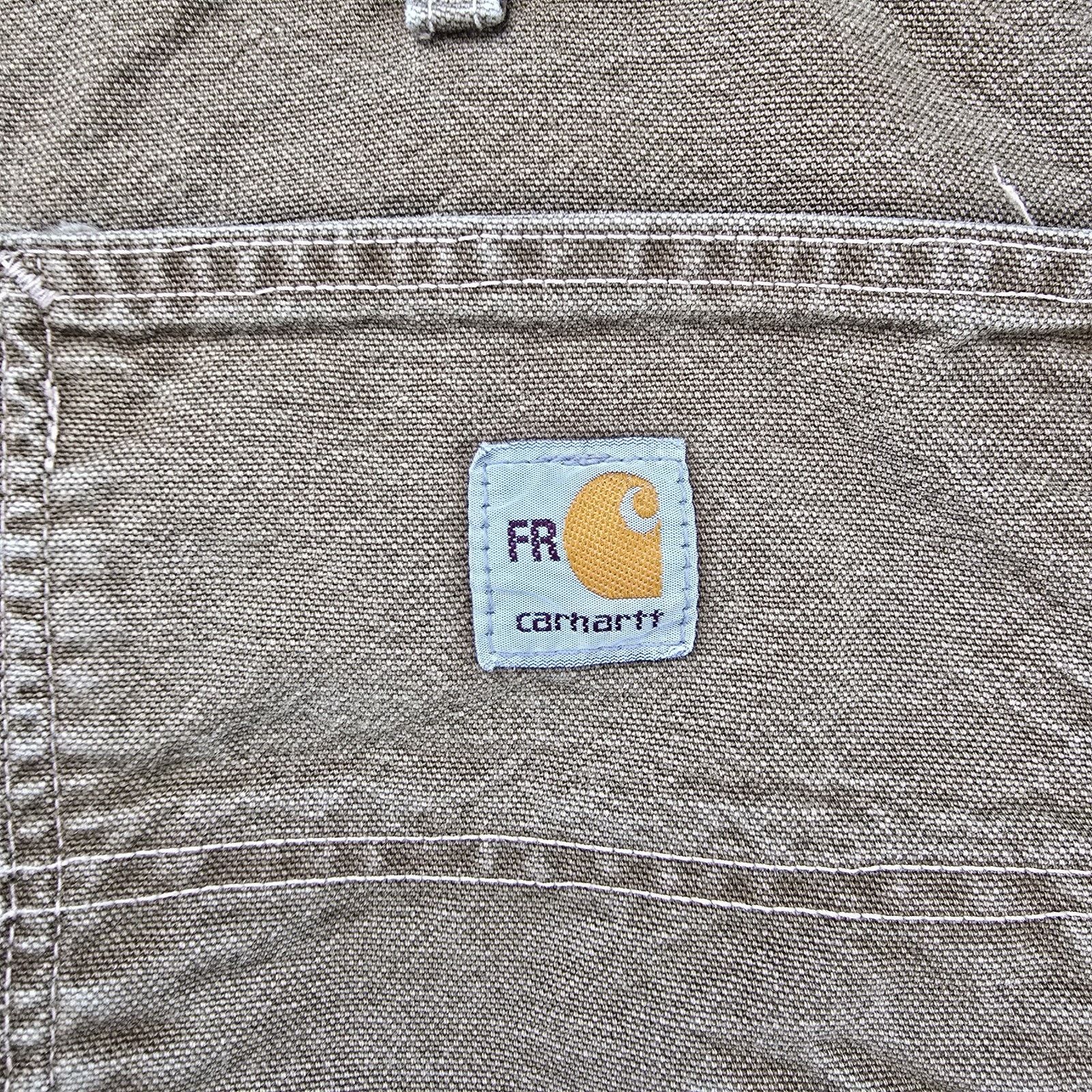 Carhartt Carhartt FR Washed Duck Dungaree Pants 35x27 Brown Carpenter Size US 35 - 9 Thumbnail