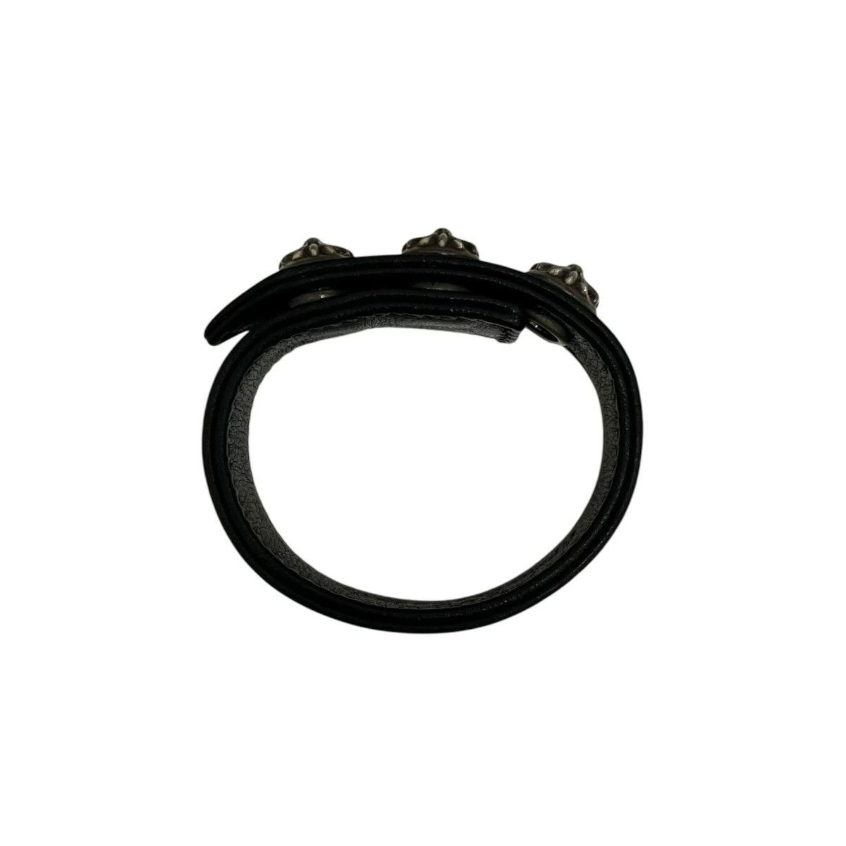 Chrome Hearts CHROME HEARTS 3 BUTTON 2 SNAP LEATHER BRACELET Size ONE SIZE - 7 Thumbnail
