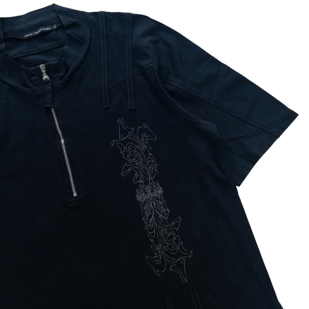 Marithe + Francois Girbaud Vintage Marithe + Francois Girbaud Zip Up T Shirt Size M Size US M / EU 48-50 / 2 - 5 Thumbnail