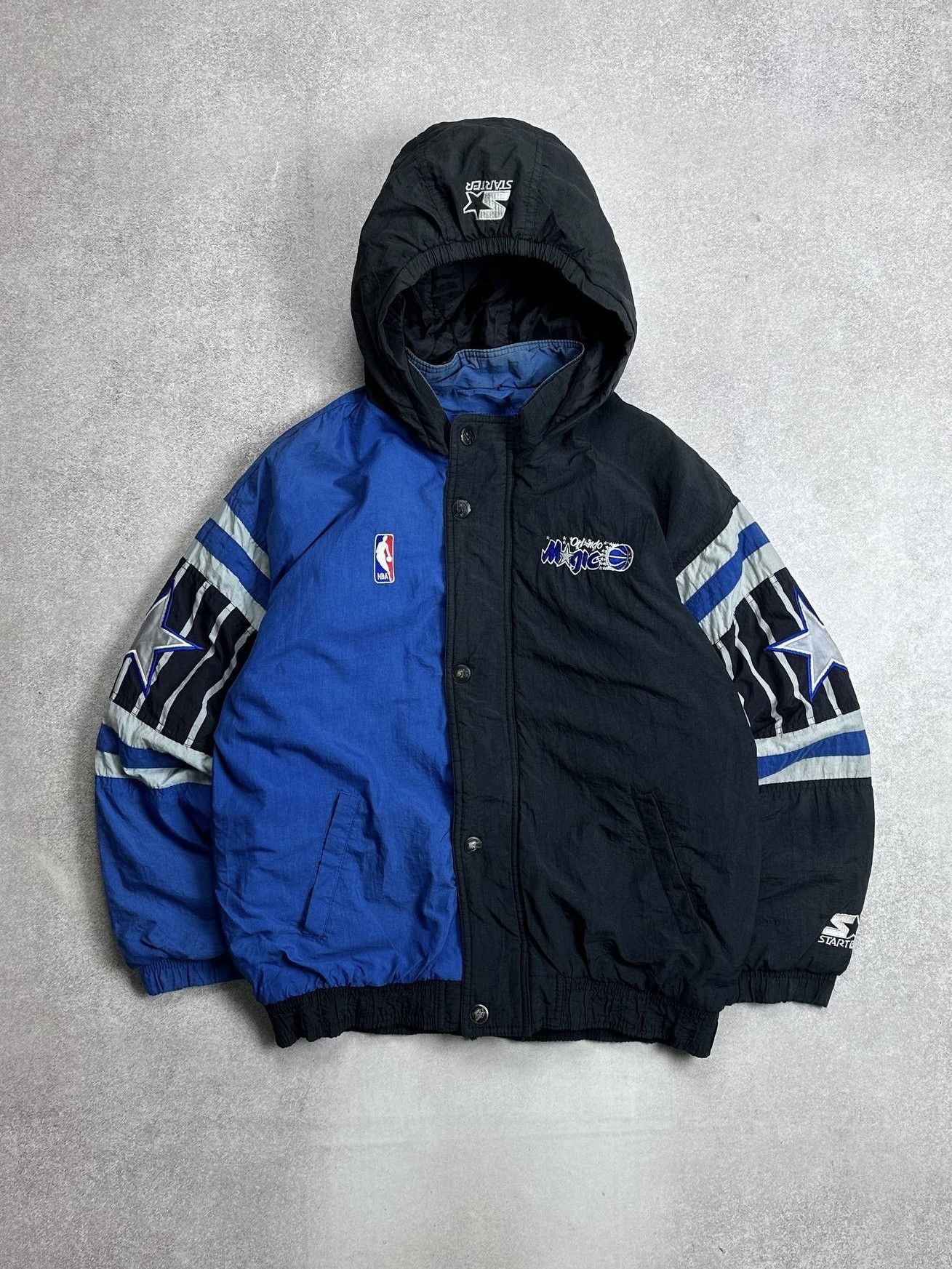 Starter Vintage Starter NBA Magic Hooded Jacket Rare M Size US M / EU 48-50 / 2 - 1 Thumbnail