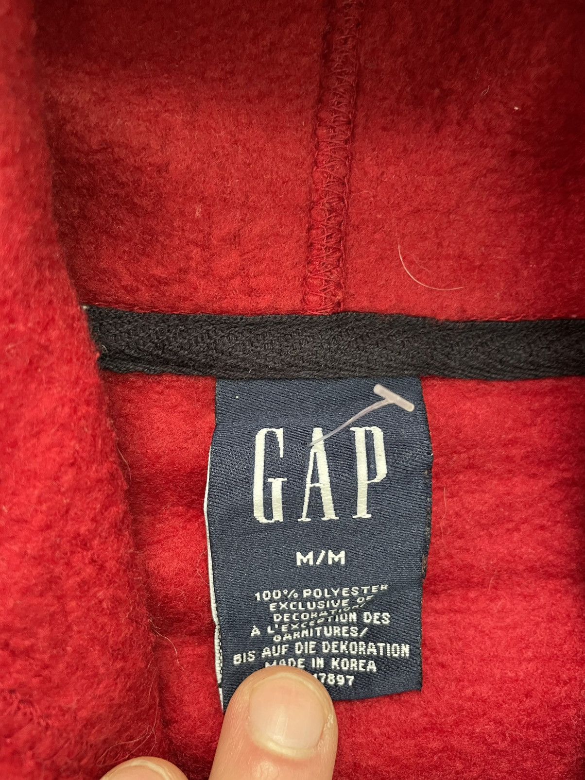 Gap × Vintage VINTAGE BOXY GAP BAGGY FLEECE Y2K BIG LOGO HOODIE SWEATSHIRT Size US M / EU 48-50 / 2 - 5 Thumbnail
