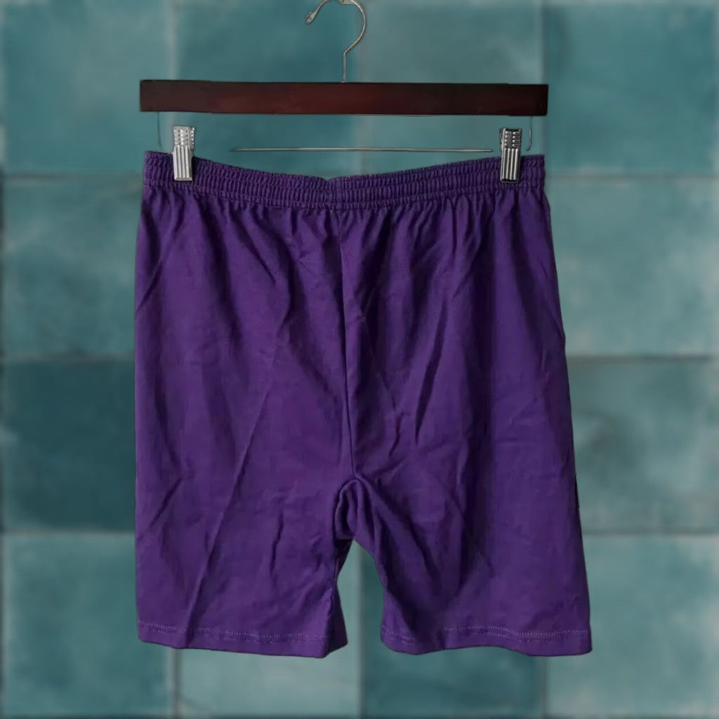 Russell Athletic VINTAGE Russell Athletic Mens Shorts Neatly Deadstock 90s NWOT Purple Drawstring 15” waist 3.5” inseam Size US 33 - 1 Thumbnail