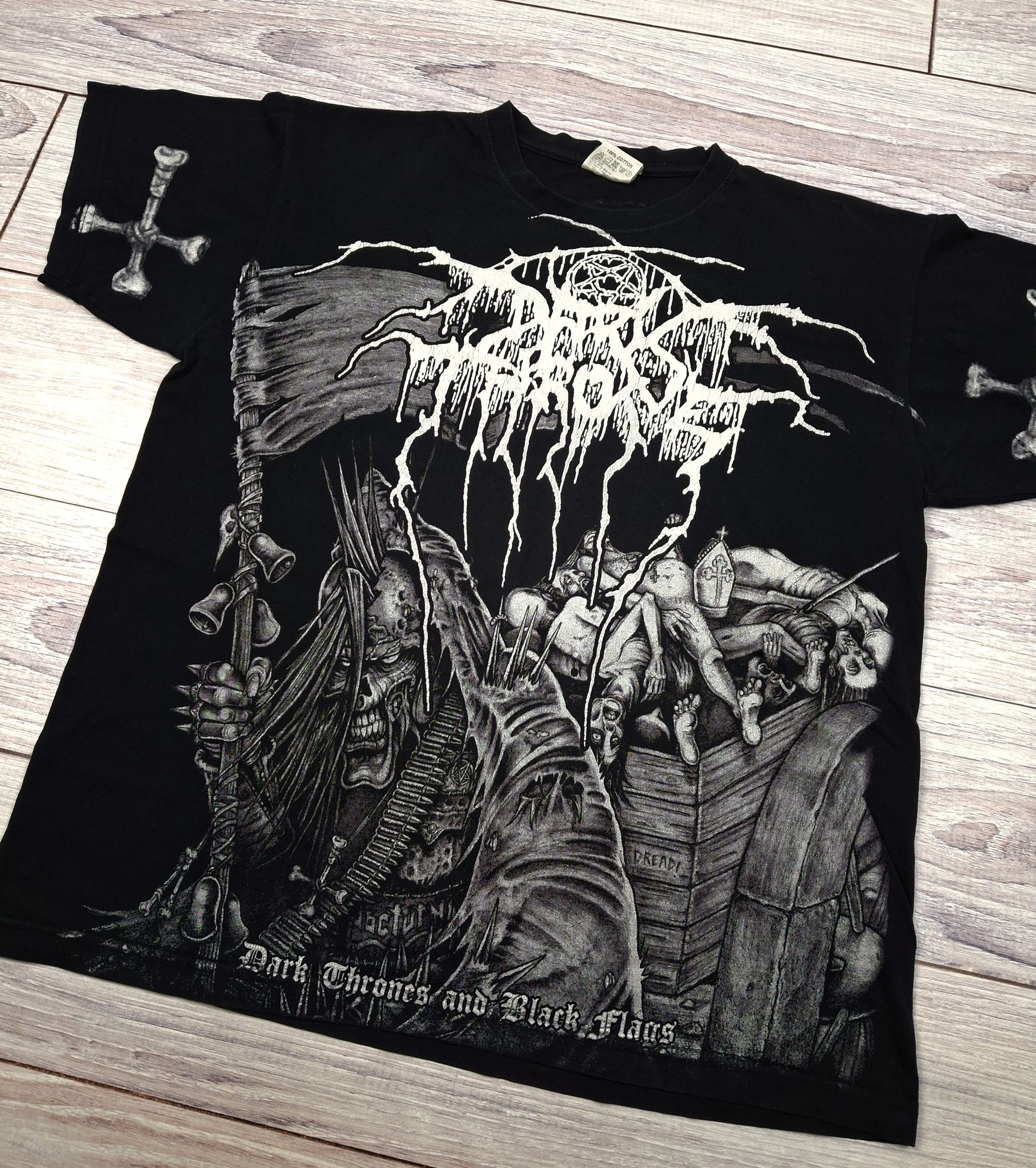 Band Tees × Vintage Darkthrone black metal vintage tee mayhem burzum drudkh Size US M / EU 48-50 / 2 - 2 Thumbnail