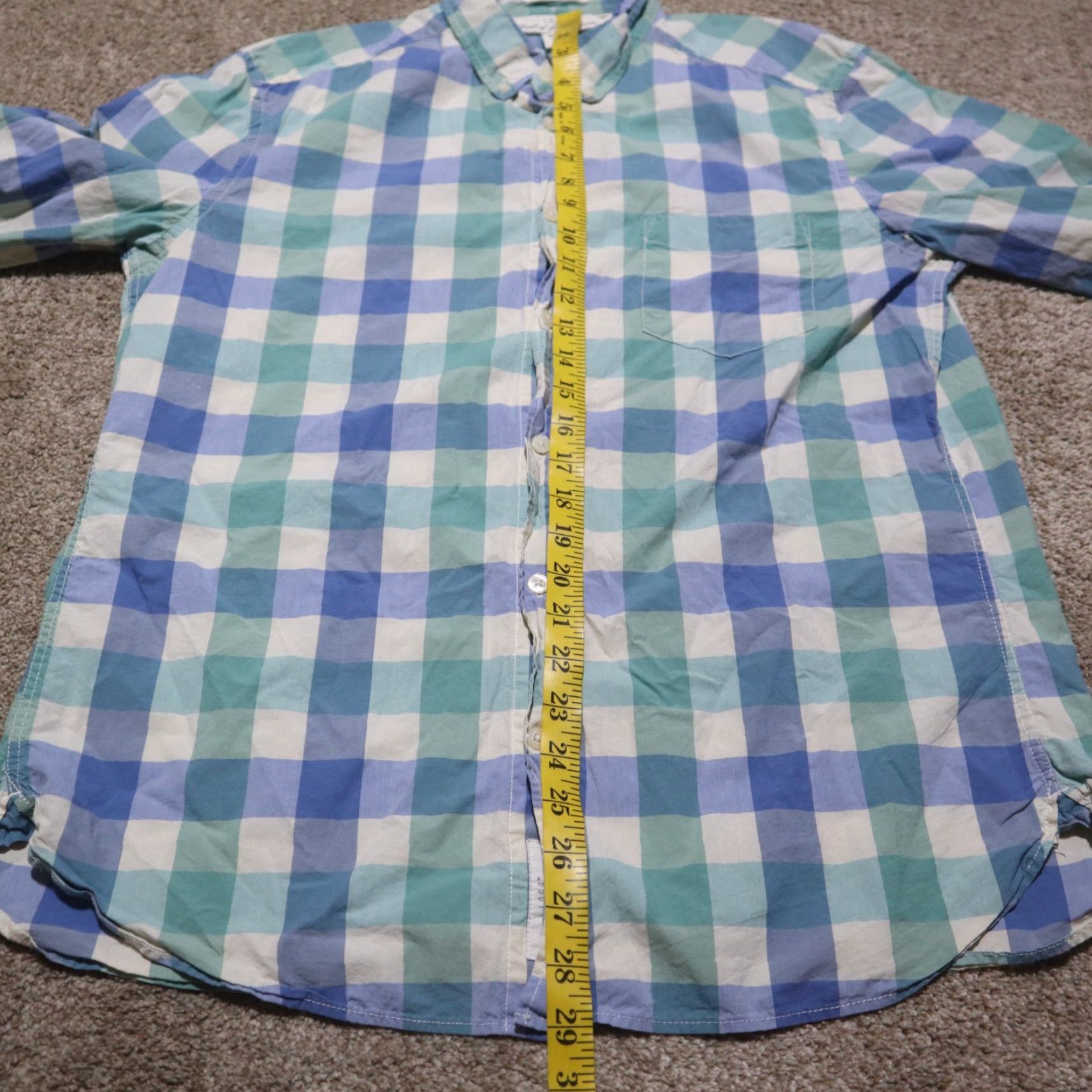 H&M H&M Shirt Plaid Button-Up Long Sleeve Adult M Multicolor Cotton Size US M / EU 48-50 / 2 - 6 Thumbnail
