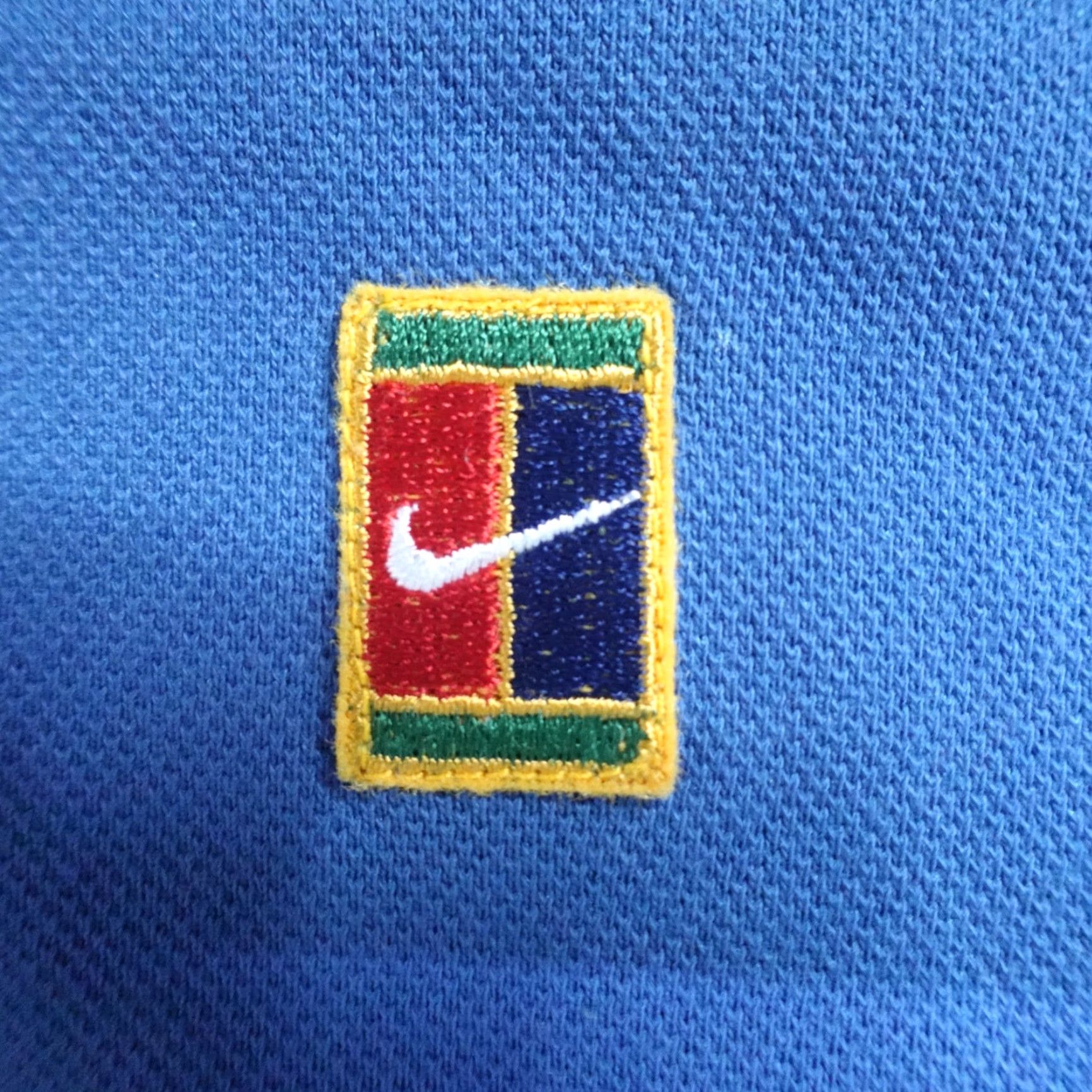 Nike VINTAGE Nike Polo Shirt 2XL Blue Solid Short Sleeve Nike Golf Dri-Fit Men Size US XXL / EU 58 / 5 - 3 Thumbnail