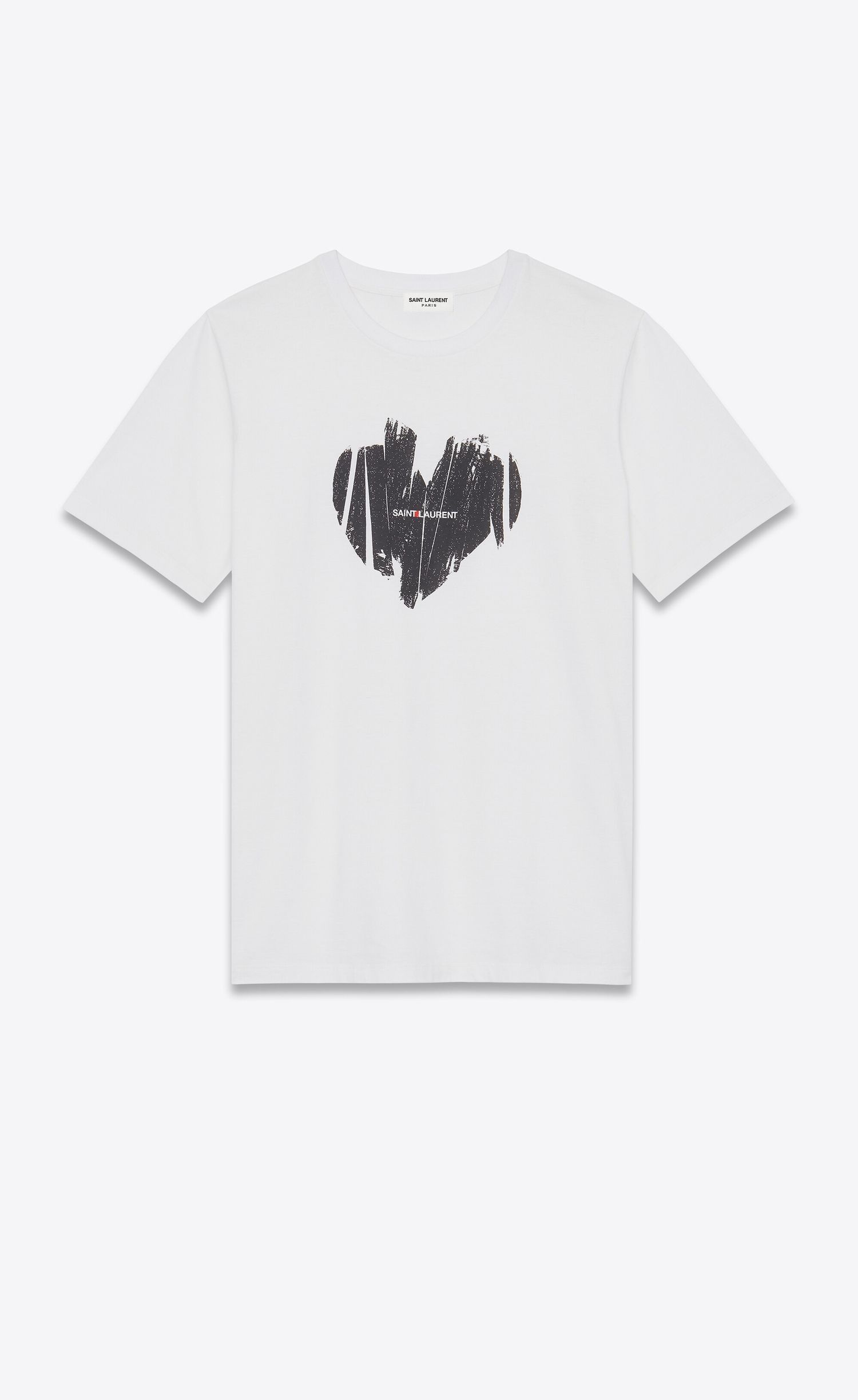 Saint Laurent Paris Heart T-Shirt Size US XL / EU 56 / 4 - 1 Thumbnail
