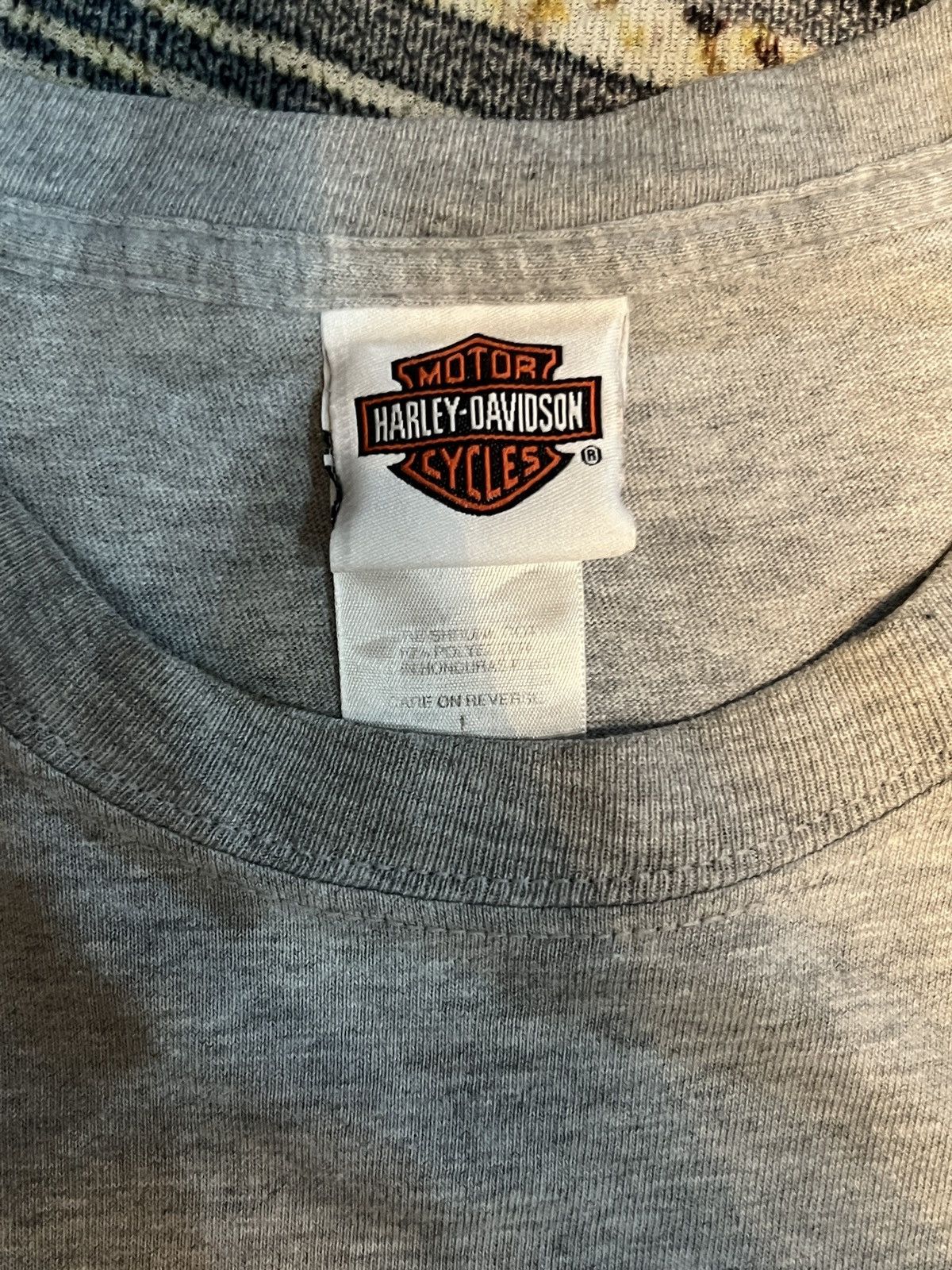 Harley Davidson Harley-Davidson “ticket to ride” Gray and Orange T-Shirt Size US L / EU 52-54 / 3 - 4 Thumbnail
