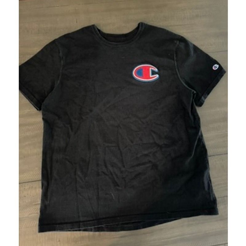 Champion Champion Felt Applique Black T-Shirt Size US XL / EU 56 / 4 - 1 Thumbnail