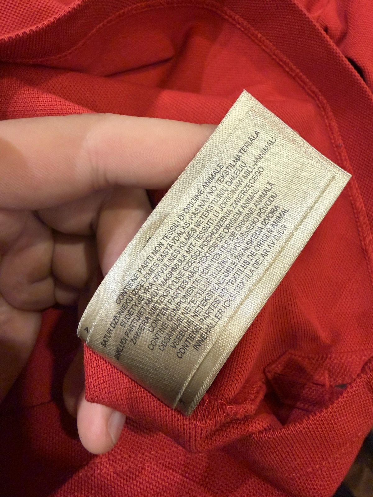 Burberry Burberry Polo Shirt - Red Size US L / EU 52-54 / 3 - 7 Thumbnail