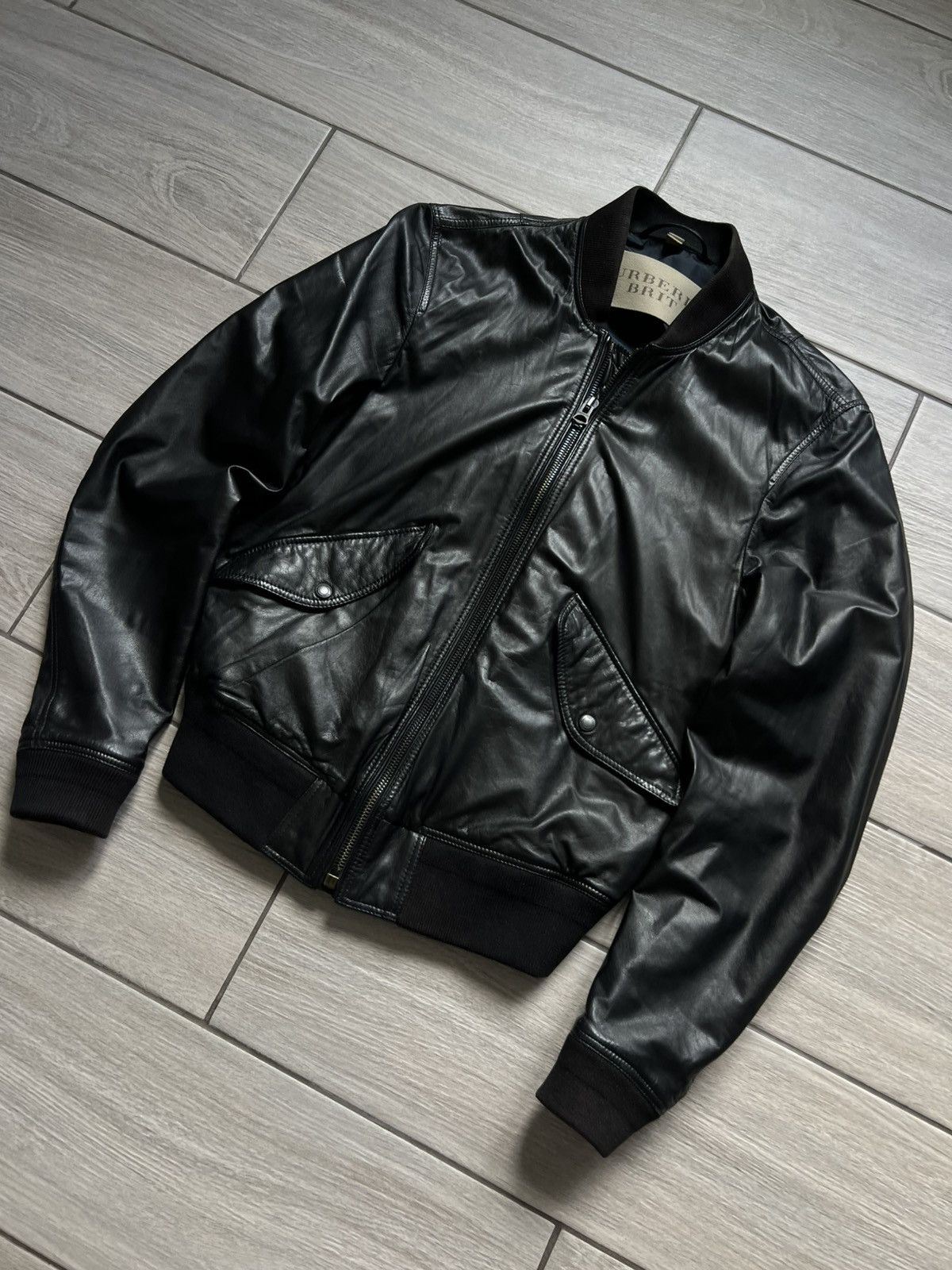 Burberry Burberry Brit Leather Jacket Men's Size XS Size US S / EU 44-46 / 1 - 3 Thumbnail
