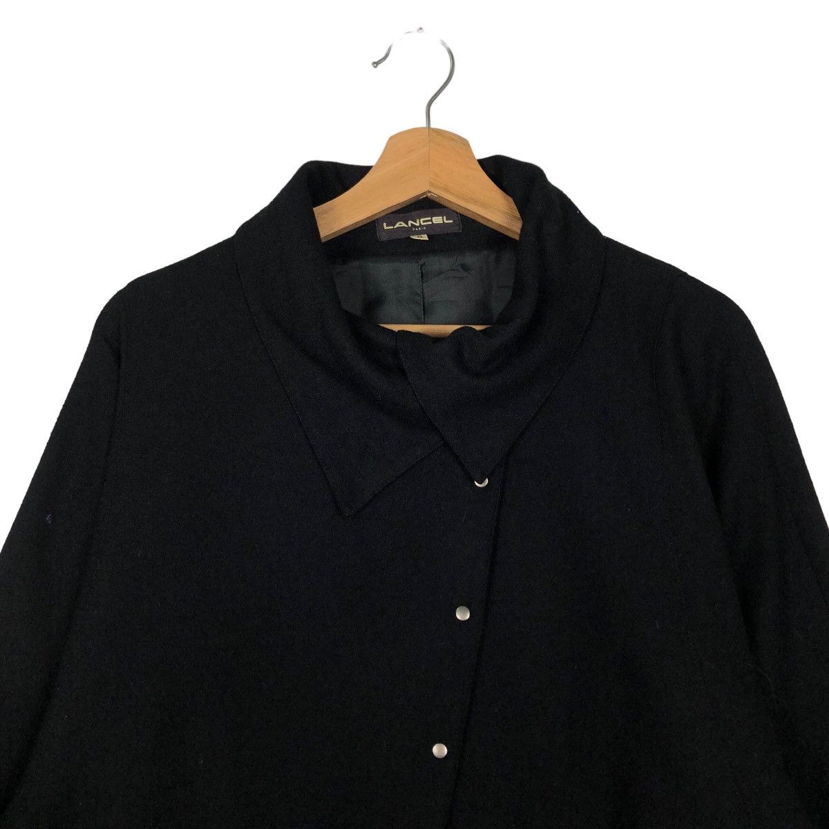 Lancel 🔥90’s Double Collar Wool Jacket Over Sized Lancel Paris Size US M / EU 48-50 / 2 - 2 Thumbnail