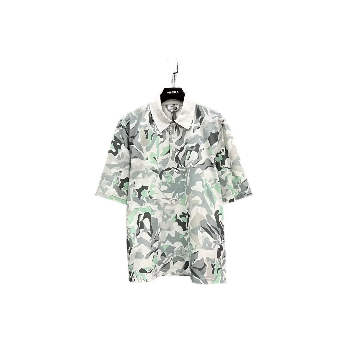 Hermes Hermes Camouflage Polo Shirt Size XL Size US XL / EU 56 / 4 - 1 Thumbnail