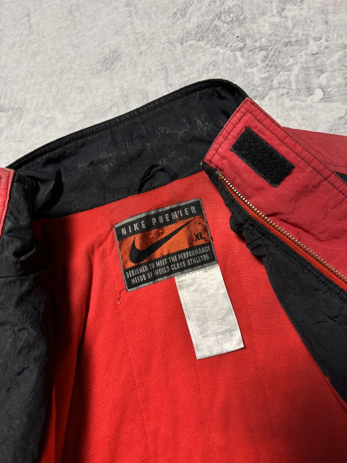 Nike × Vintage 90s Nike Vintage PSV Nylon Winter Down Jacket Big Swoosh Size US XL / EU 56 / 4 - 9 Thumbnail