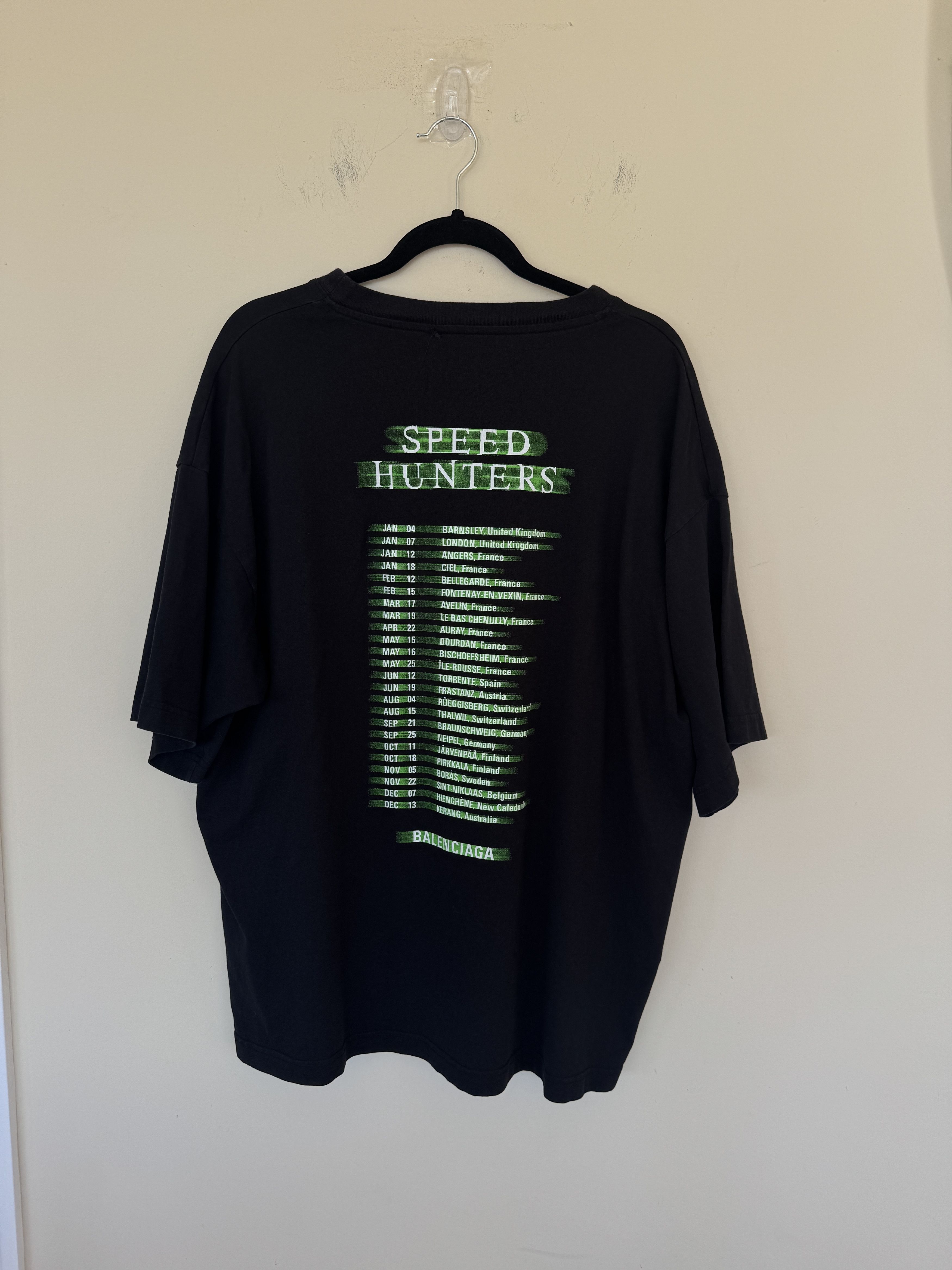 Balenciaga Balenciaga FW18 Speed Hunters T-Shirt Size US XL / EU 56 / 4 - 4 Thumbnail