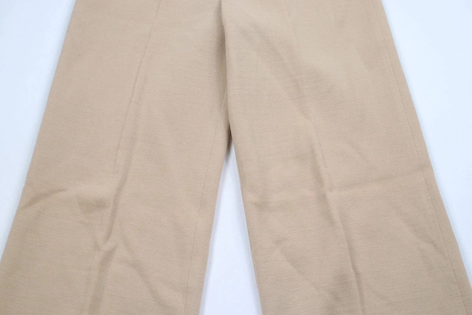 Vintage Vintage 70s Streetwear Wool Knit Bell Bottoms Pants Beige Size 36" / US 14 / IT 50 - 11 Thumbnail