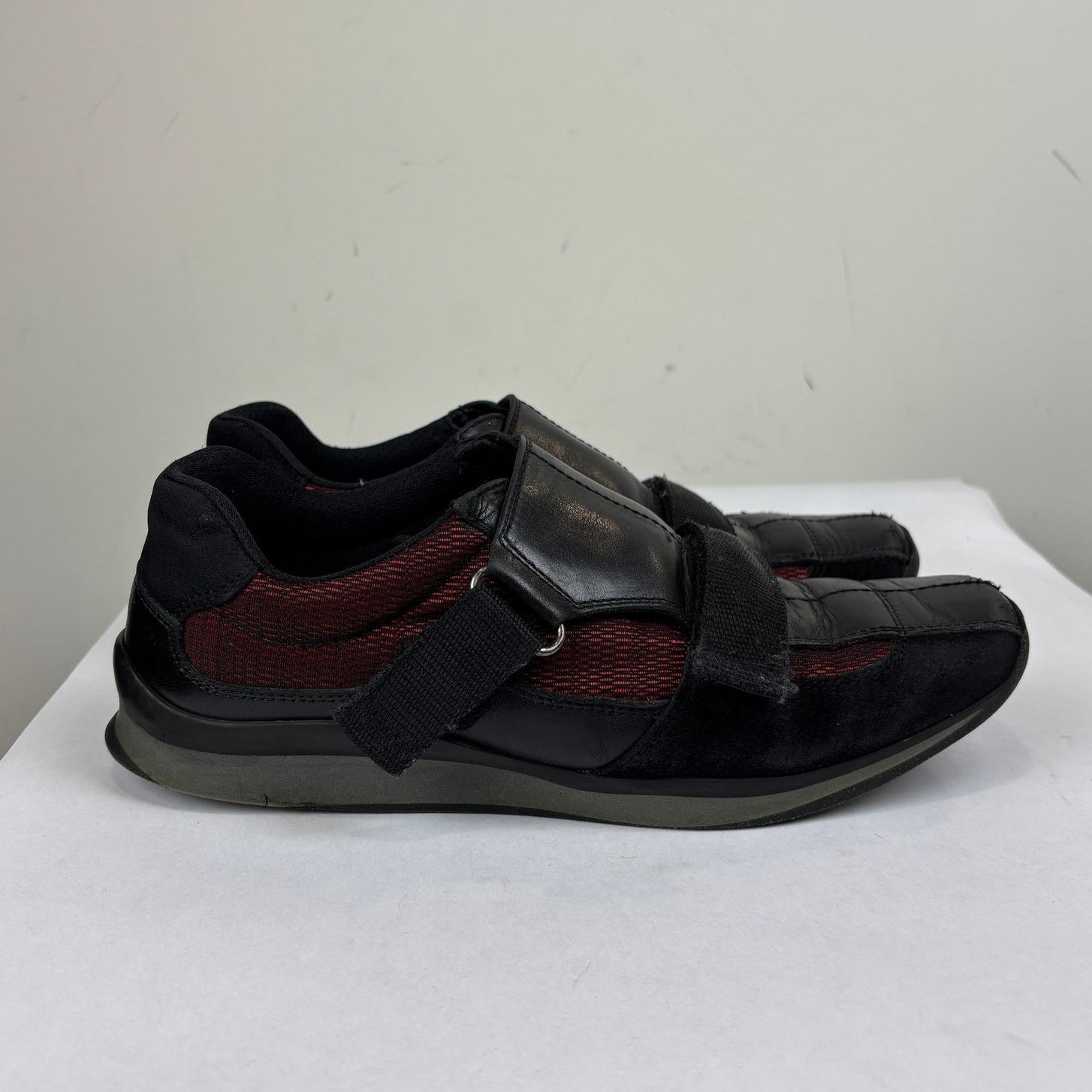 Prada Prada Leather Mesh Suede Strap Trainers SneakersMen's 7 Size US 7 / EU 40 - 3 Thumbnail