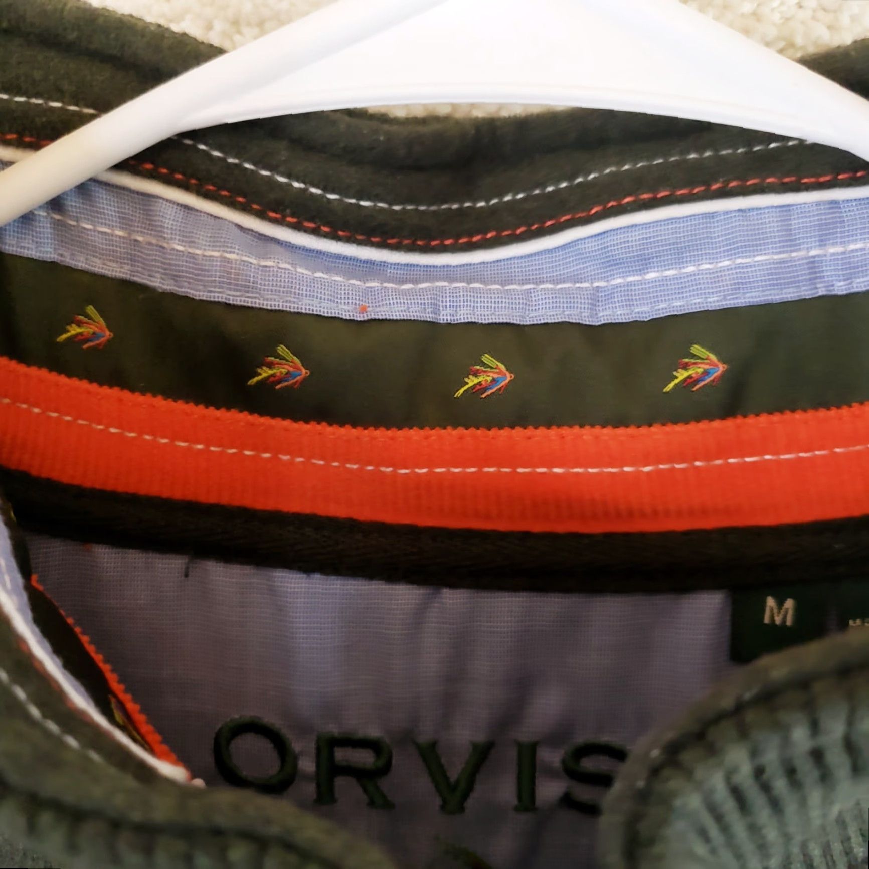 Orvis Orvis Sweater Mens Medium Green 1/4 Zip Outdoors Hiking Mock Neck Pullover Size US M / EU 48-50 / 2 - 5 Thumbnail