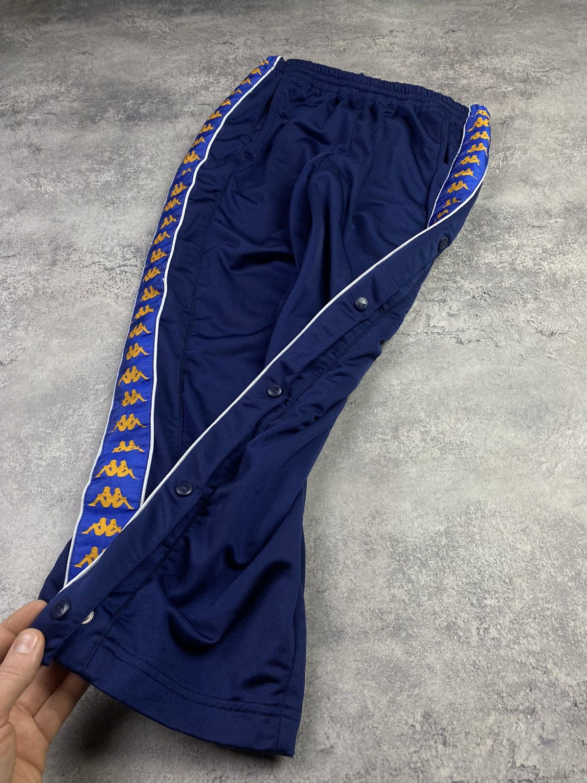 Kappa Vintage Kappa Lampas Track Pants Sweatpants Y2K Drill baggy Size US 31 - 8 Thumbnail