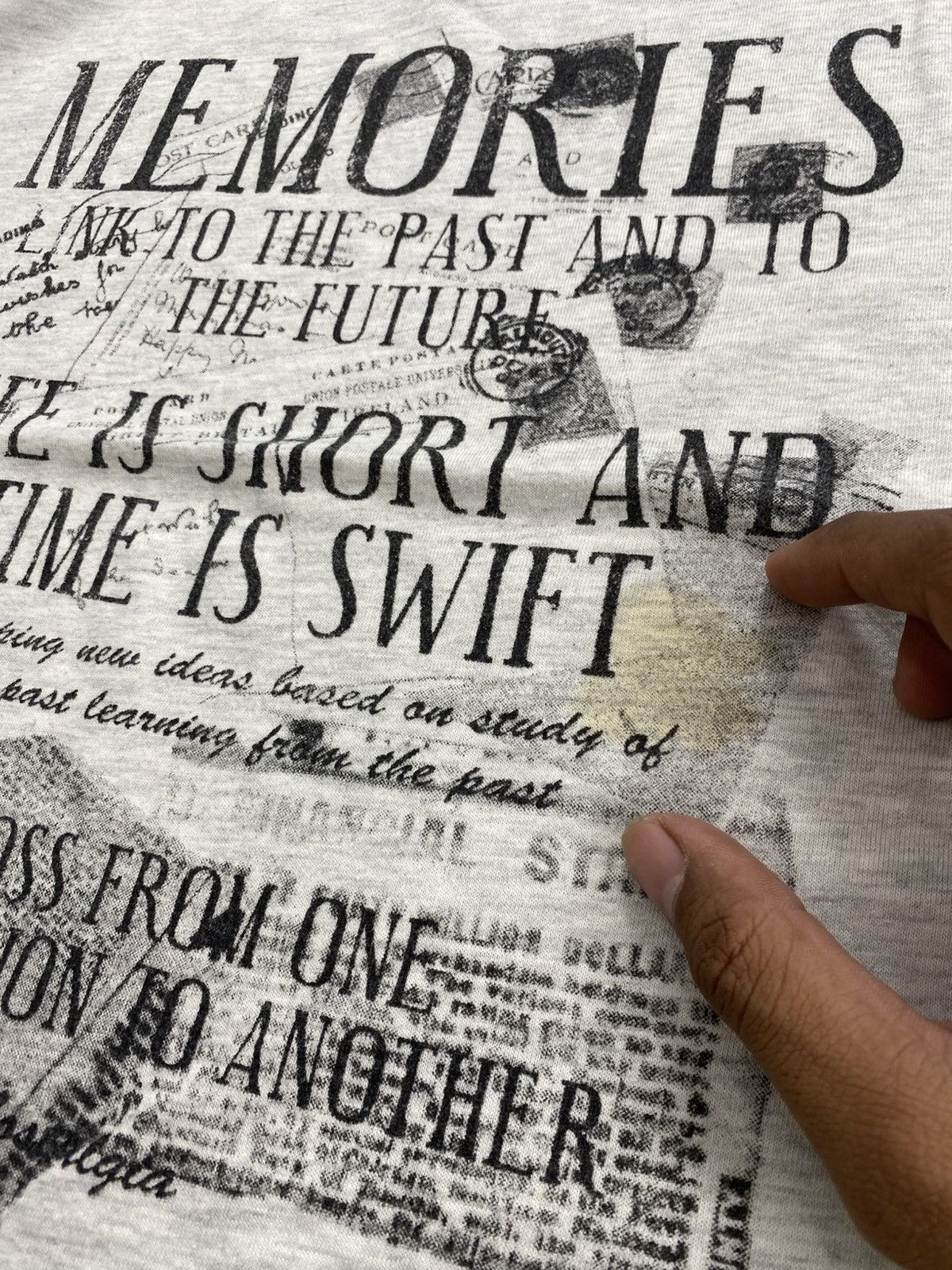 Japanese Brand 🔥Sick Thomas Hady Hysteric Glamour Style Lgb Y2K Poem Tee Size US M / EU 48-50 / 2 - 6 Thumbnail
