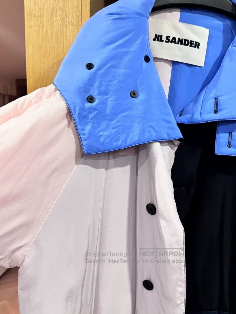 Jil Sander Jil Sander size 44 Patchwork front and back overcoat Size L / US 10 / IT 46 - 2 Thumbnail