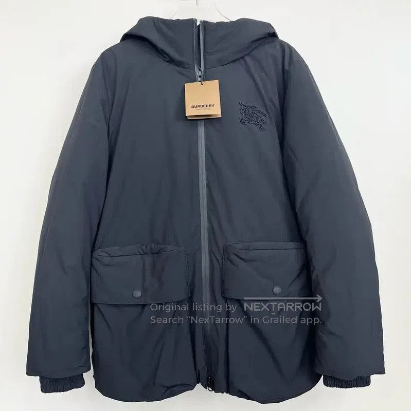 Burberry Burberry Black Men's Hooded Jacket. Size US XXS / EU 40 - 1 Thumbnail
