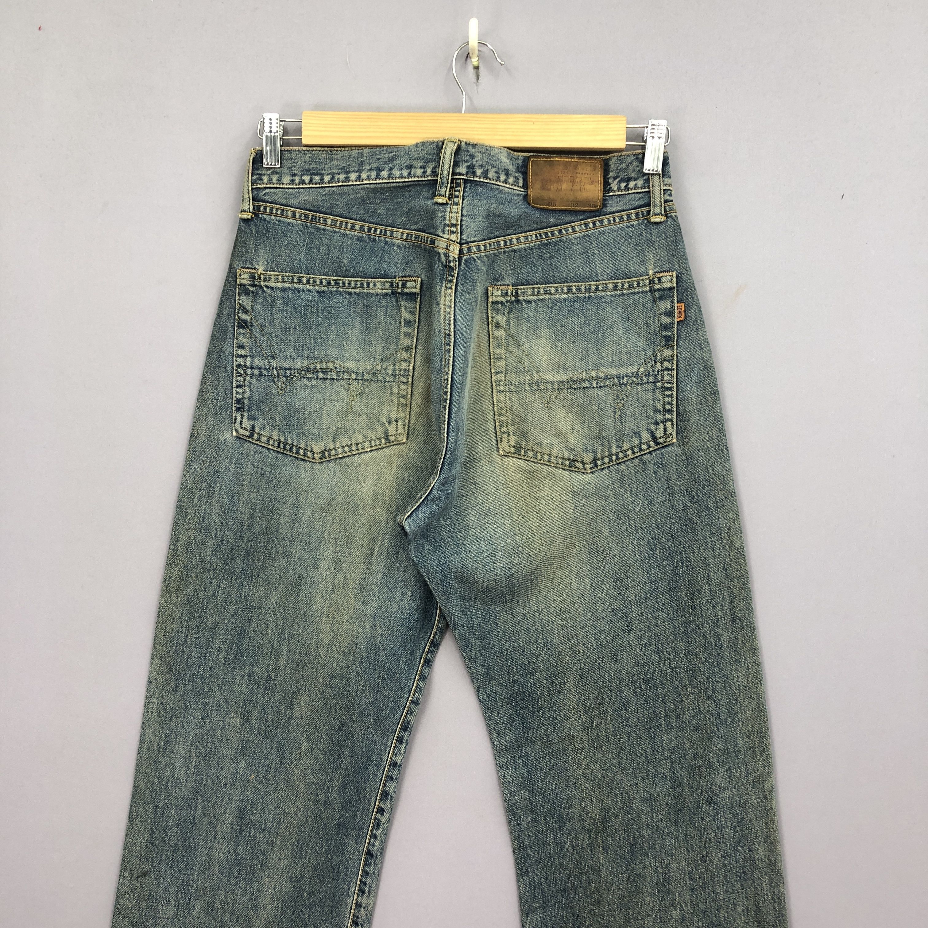 Edwin Vintage 90s Japanese Selvedge Jeans Mud Wash Redline Denim Size US 30 / EU 46 - 3 Thumbnail