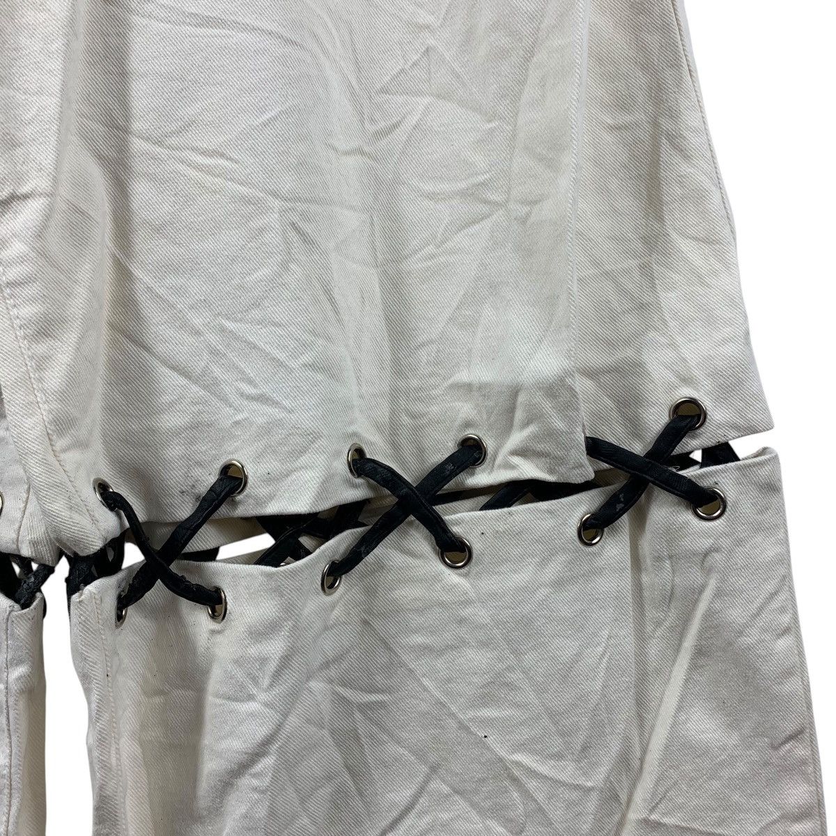 Designer × Japanese Brand RASVOA bowknot knee design baggy wide pants Size US 28 / EU 44 - 10 Thumbnail