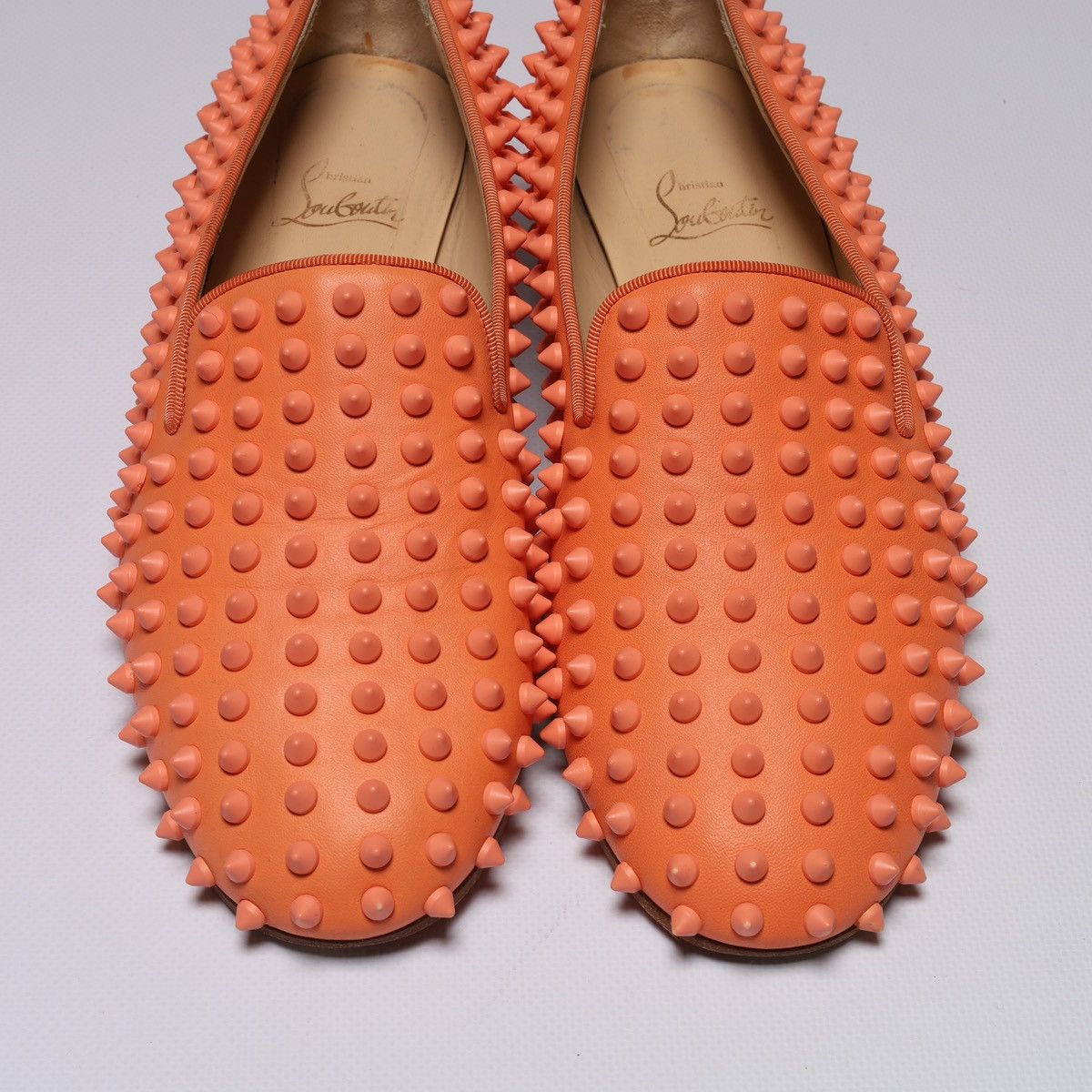 Christian Louboutin Christian Louboutin Spike Patent Loafers Shoes Size US 8 / EU 41 - 8 Thumbnail