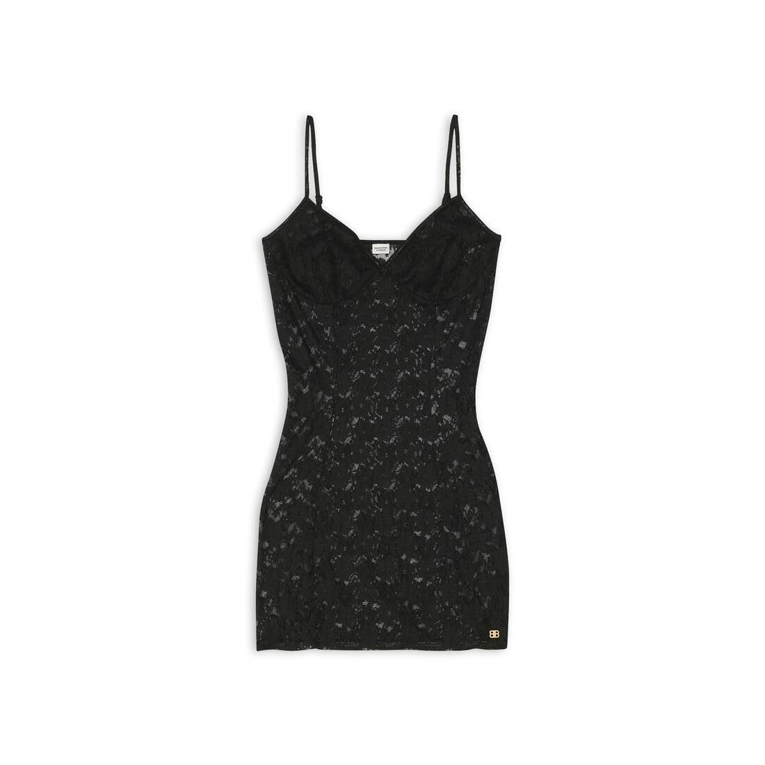 o1tr1nto1125 Short Lace Dress in Black