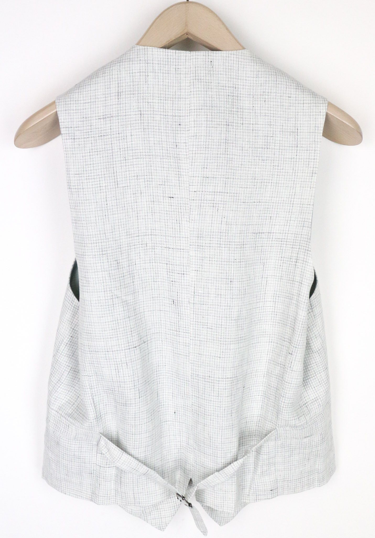Suitsupply FERRARA UK36R Patterned Linen Waistcoat Suit 73310 Size 36R - 6 Thumbnail