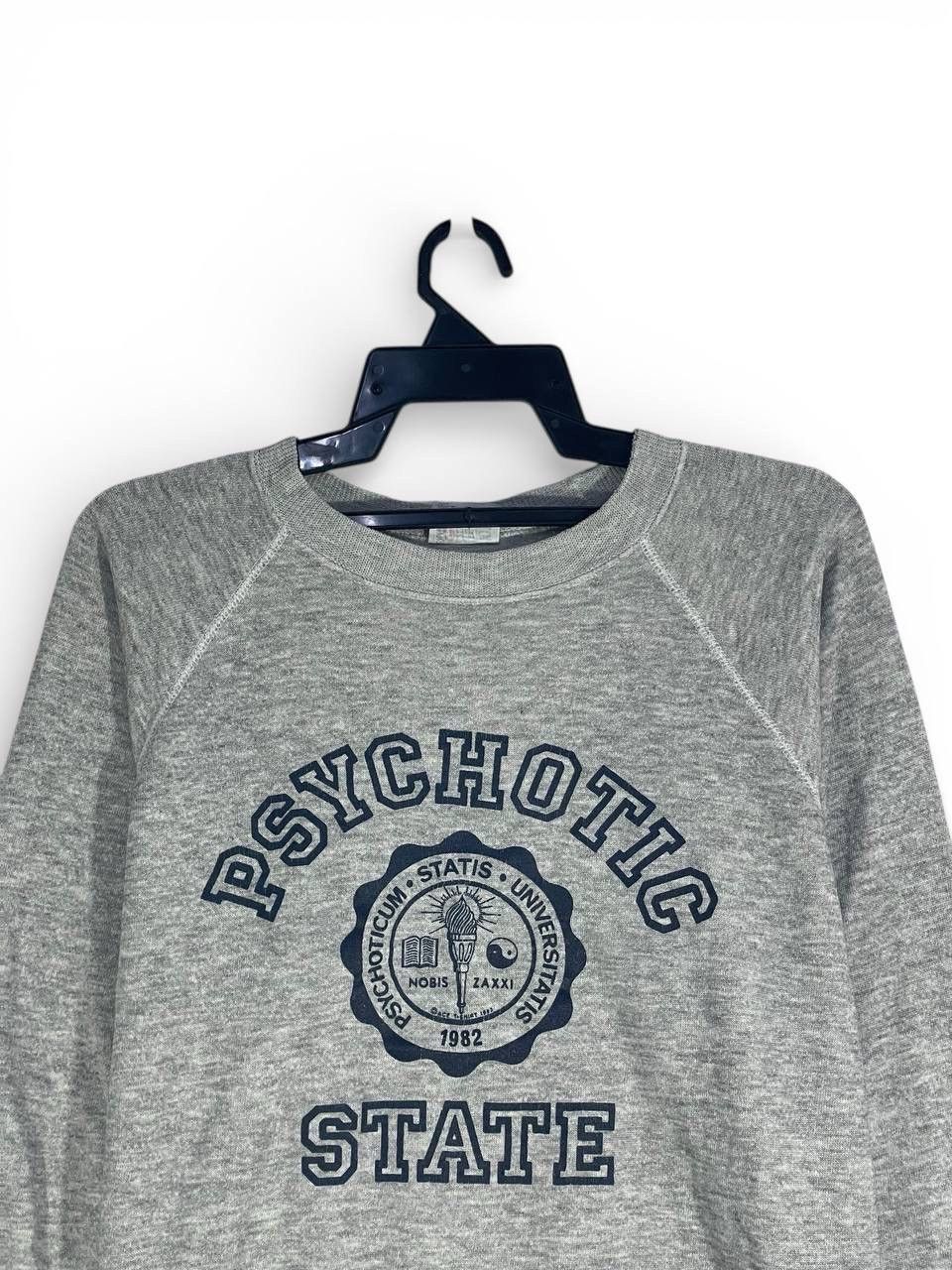 Other Vintage 80s psychotic state university sweatshirt size L Size US L / EU 52-54 / 3 - 2 Thumbnail