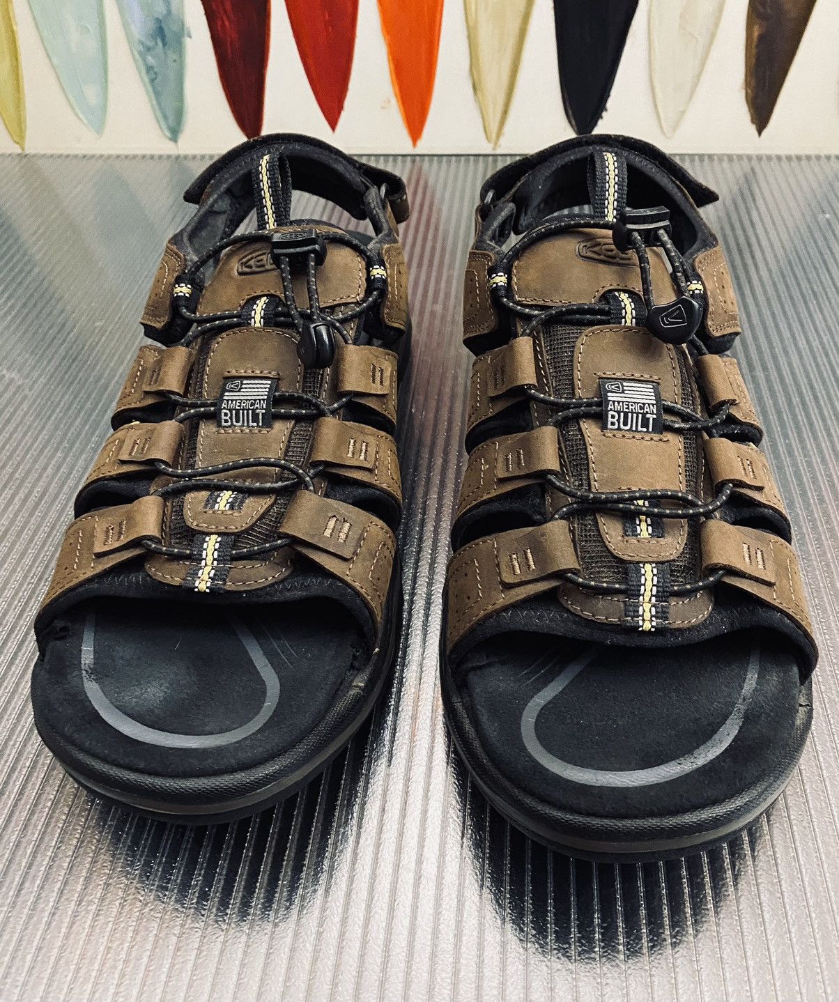 KEEN Keen 🇺🇸 Rialto Brown Leather Waterproof Hiking Sandals 11.5 Size US 11.5 / EU 44-45 - 1 Thumbnail