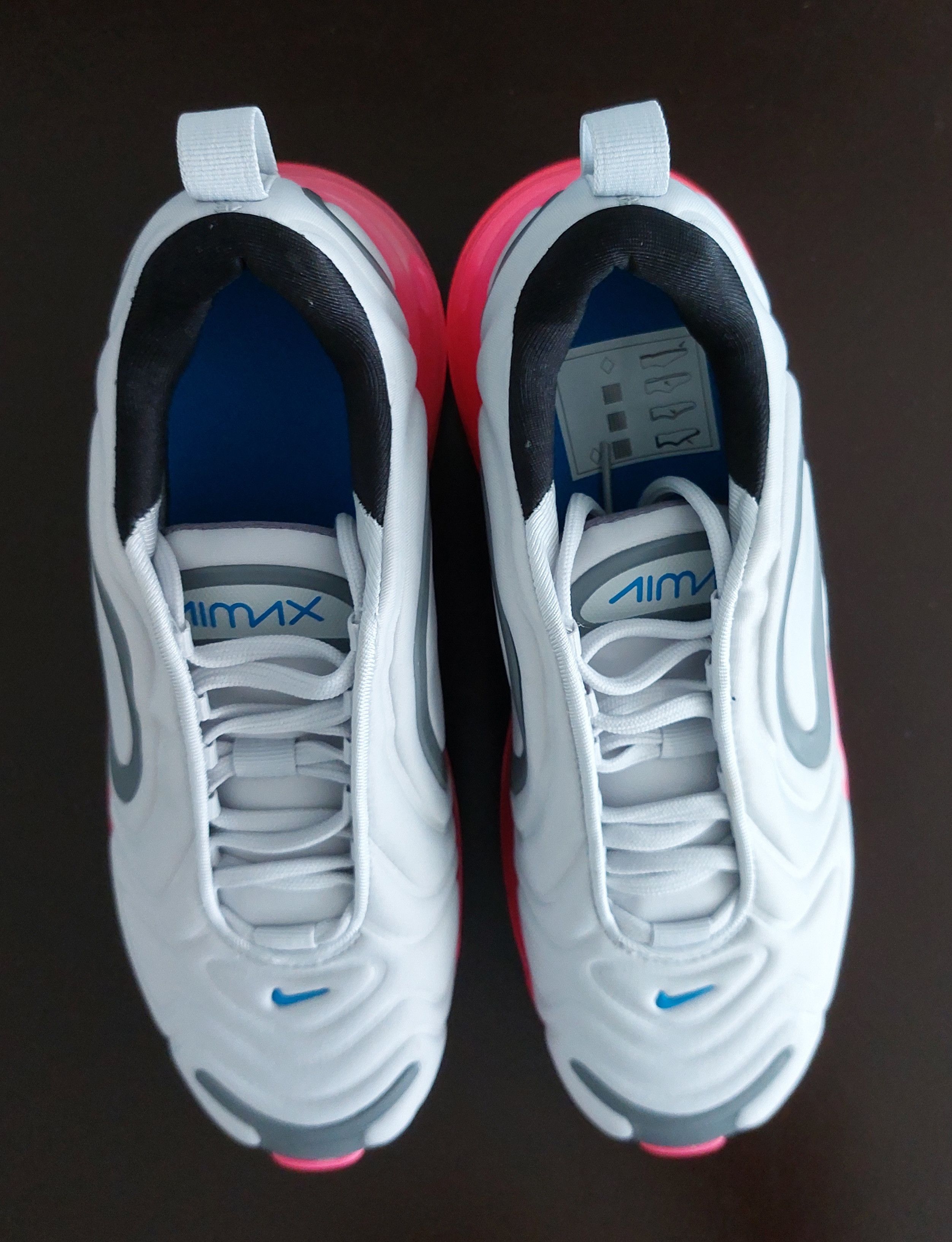 Nike Nike Air Max 720 (GS) White Pink Silver Size US 8 / IT 38 - 6 Thumbnail