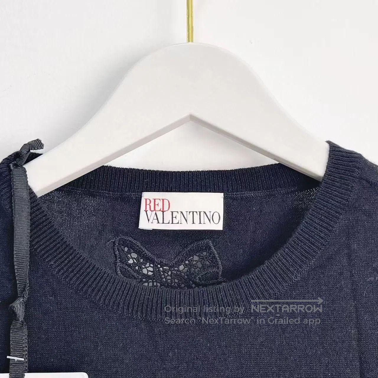 Valentino Valentino Black Cashmere Long Sleeve Top. Size US L / EU 52-54 / 3 - 5 Thumbnail