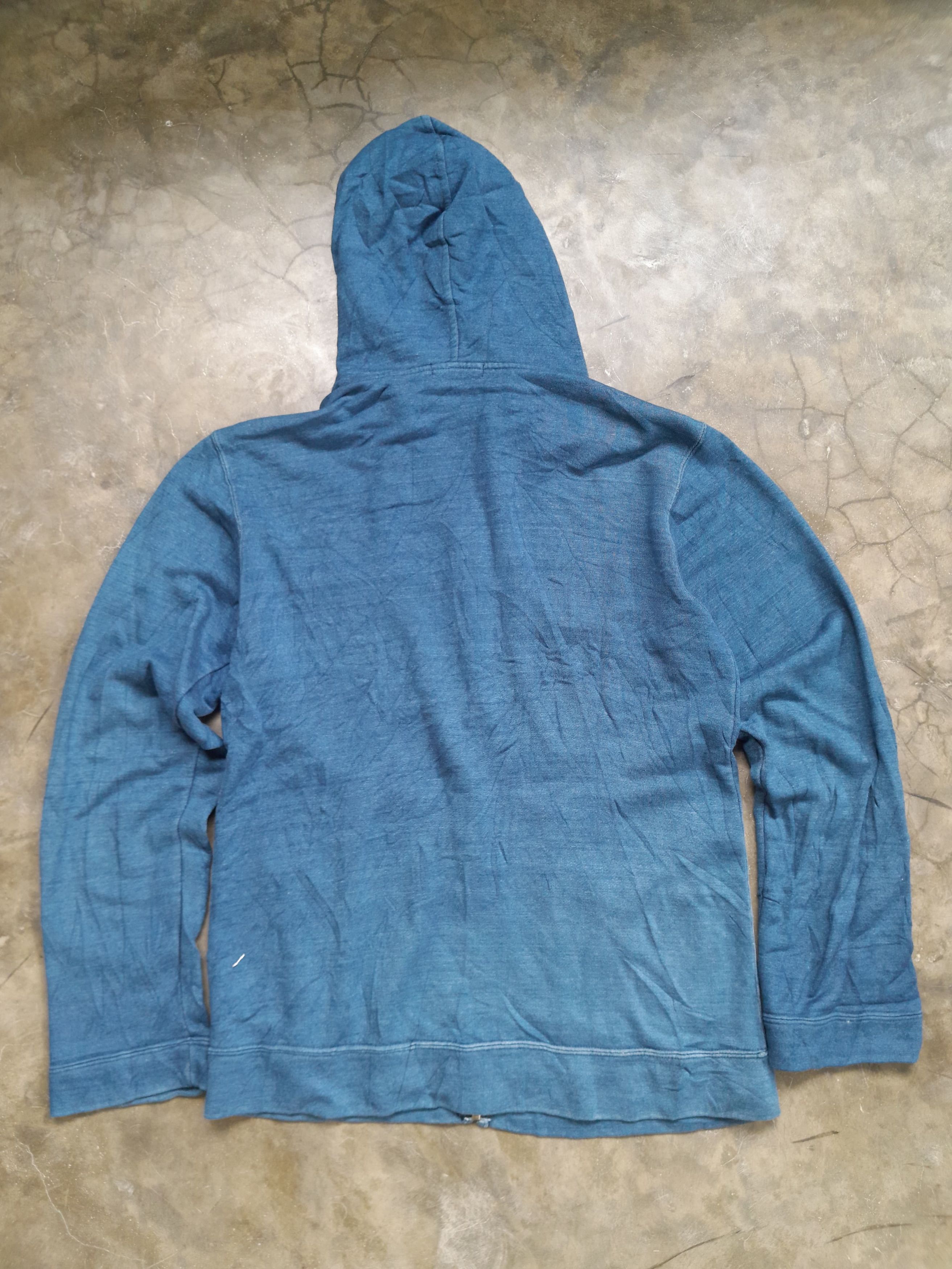 Japanese Brand Indigo Core - Zip Up Hoodie Size US M / EU 48-50 / 2 - 6 Thumbnail