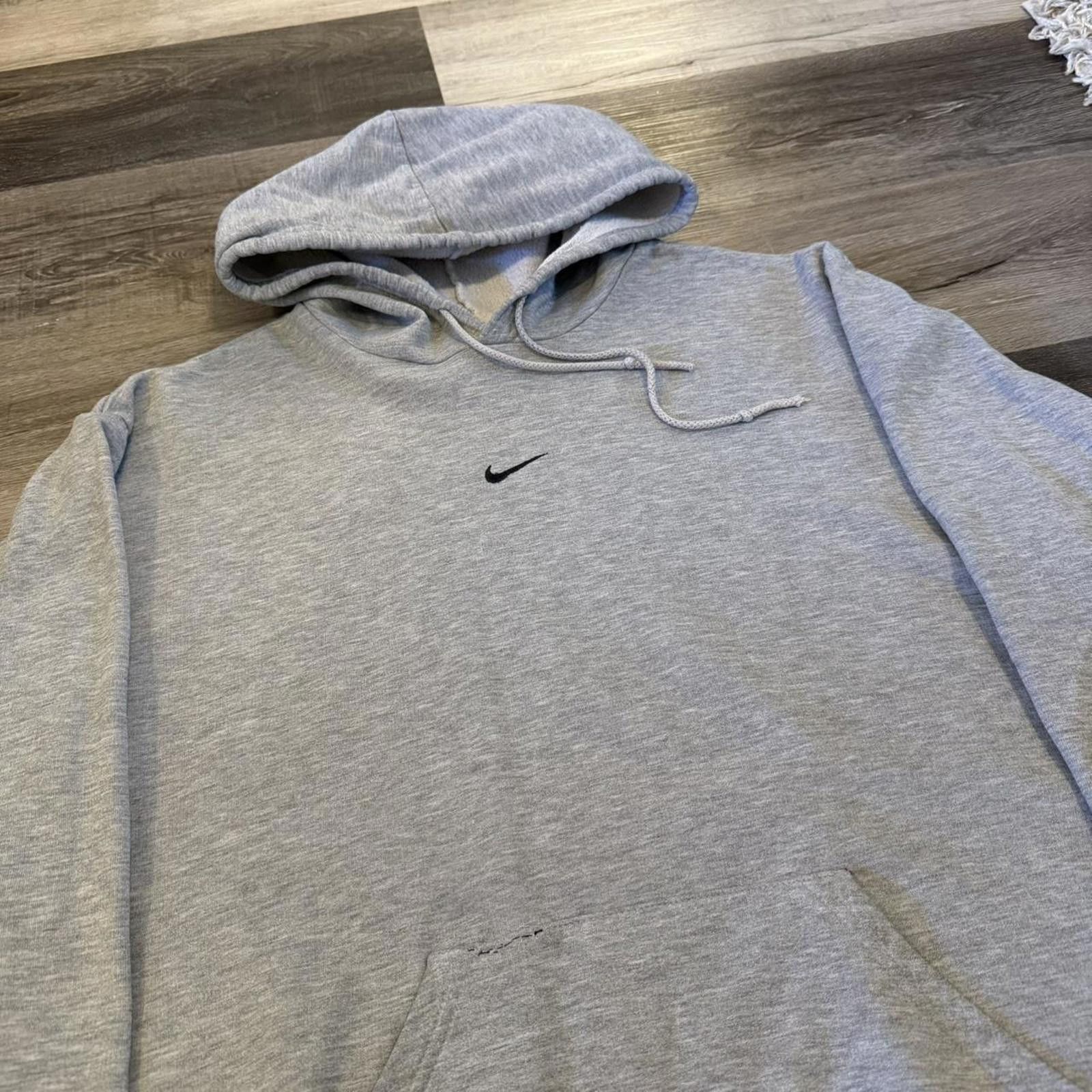 Nike Vintage nike center swoosh hoodie centre swoosh 00s XL Size US XL / EU 56 / 4 - 1 Thumbnail