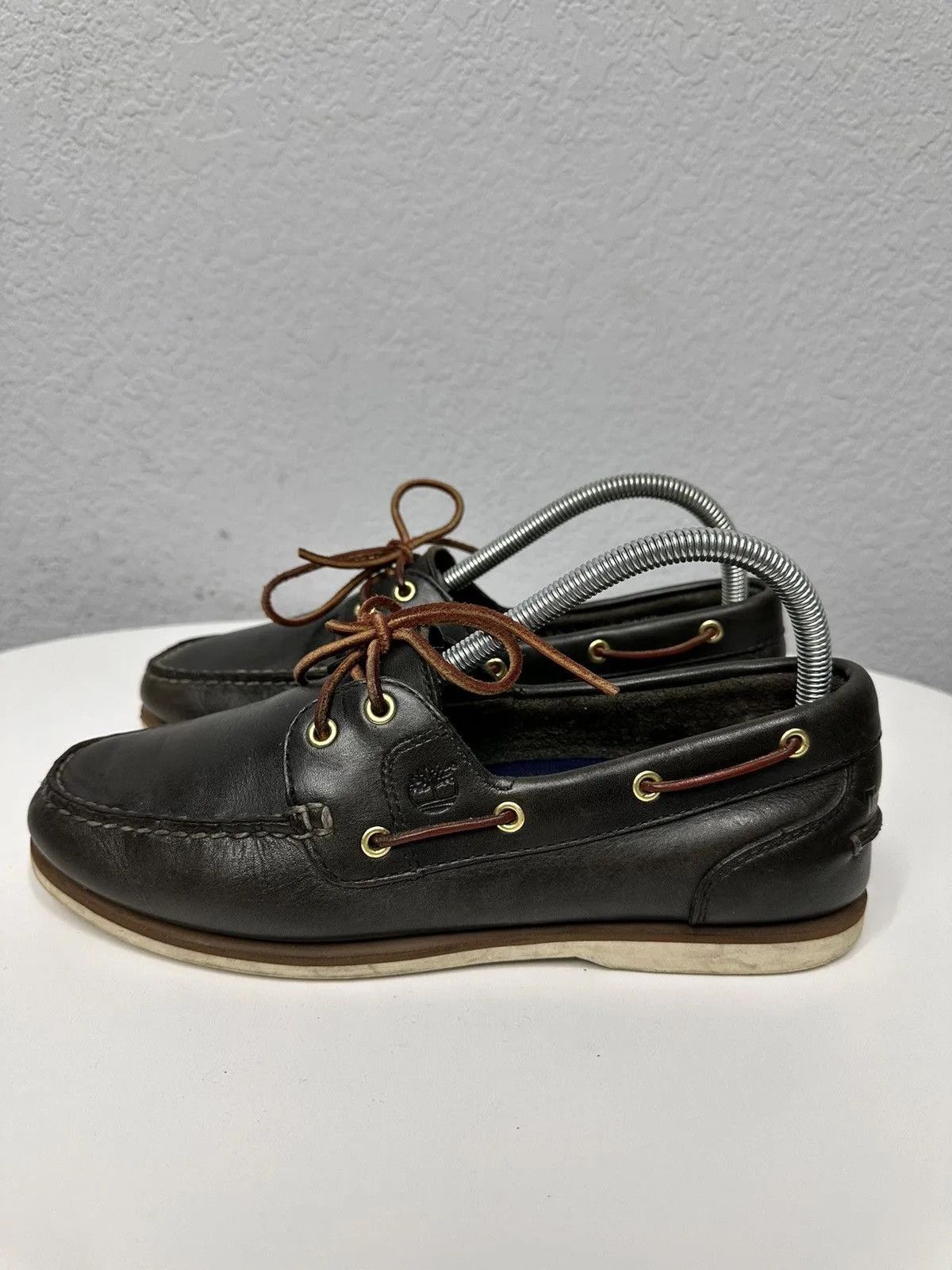 Timberland Vintage Loafers Timberland Shoes Leather Brown Guidi AS 98 Size US 8 / EU 41 - 7 Thumbnail
