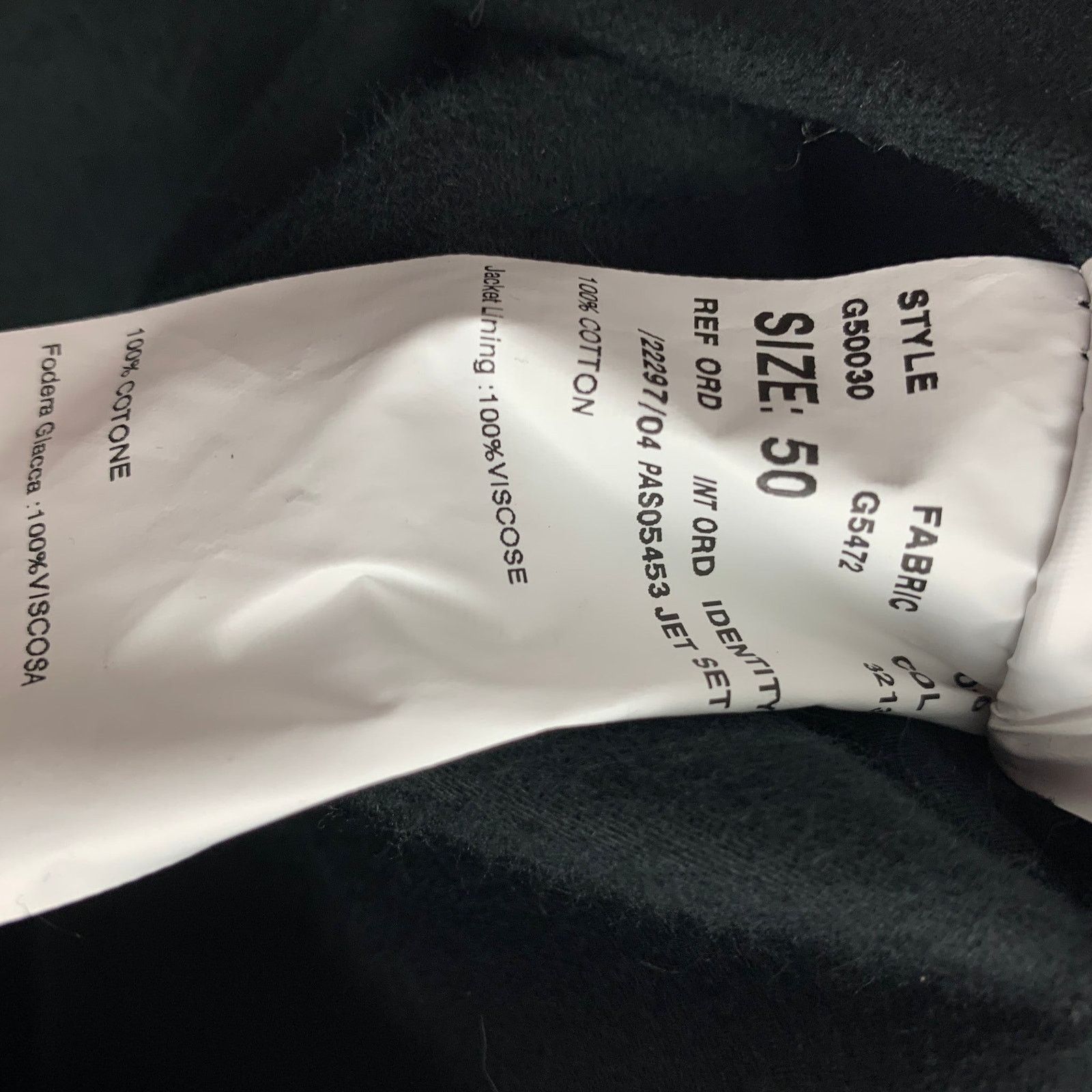 Other Size 40 Black Cotton Single Breasted Sport Coat Size 40R - 6 Thumbnail