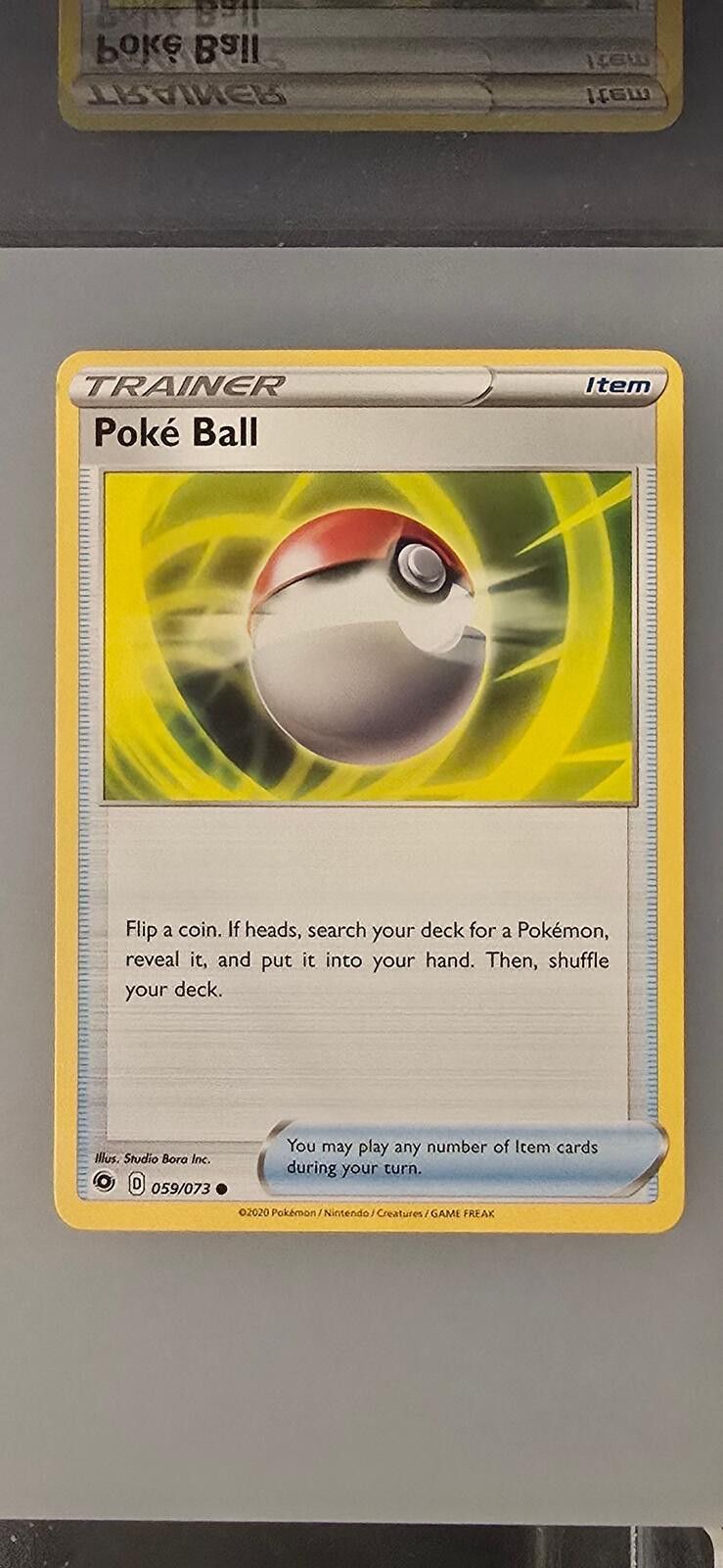Pokemon Poké Ball card is from the Champion's Path Size ONE SIZE - 1 Thumbnail