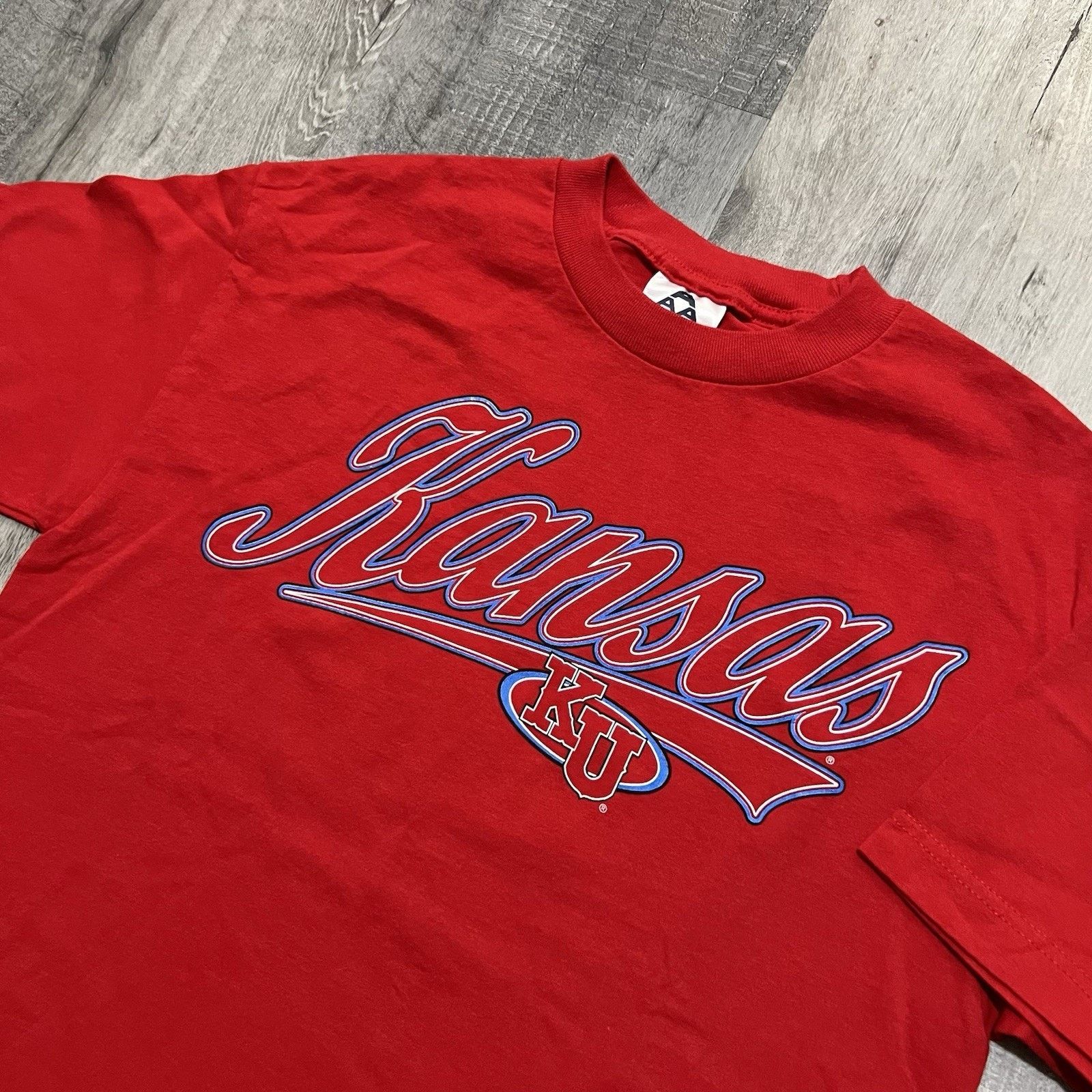 Alstyle VTG Kansas State University KU Jayhawks College Y2K T Shirt Size US M / EU 48-50 / 2 - 3 Thumbnail