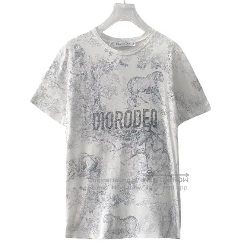 Dior Dior Women's White Cotton T. Size S / US 4 / IT 40 - 1 Thumbnail
