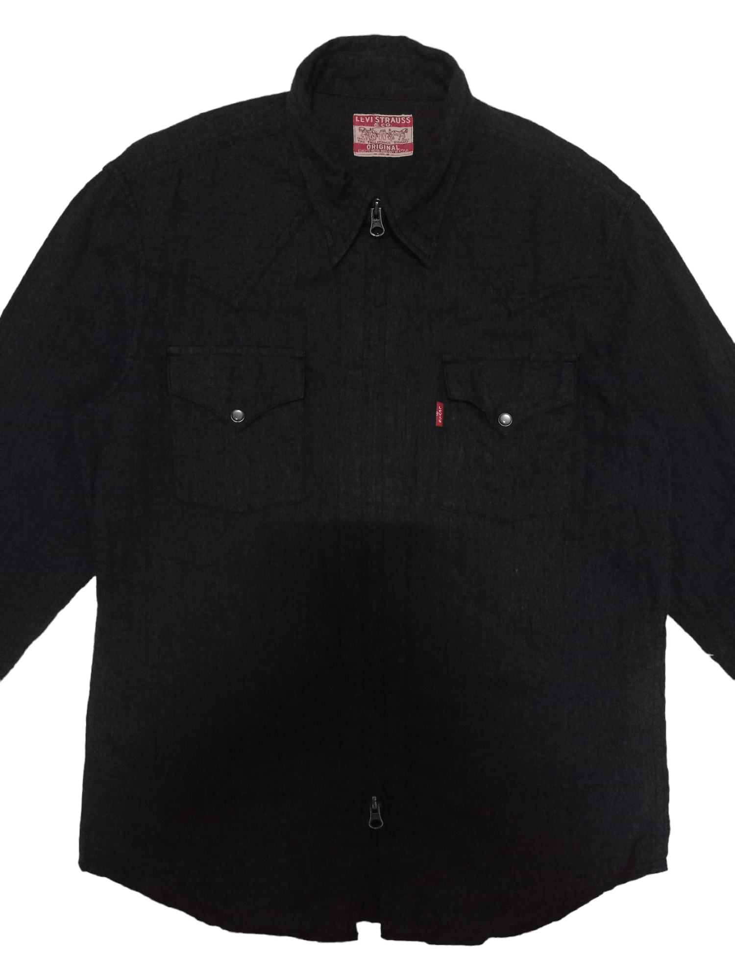 Levi's × Levi's Vintage Clothing Vintage Levis Full Zip Front Western Shirt Size US M / EU 48-50 / 2 - 5 Thumbnail