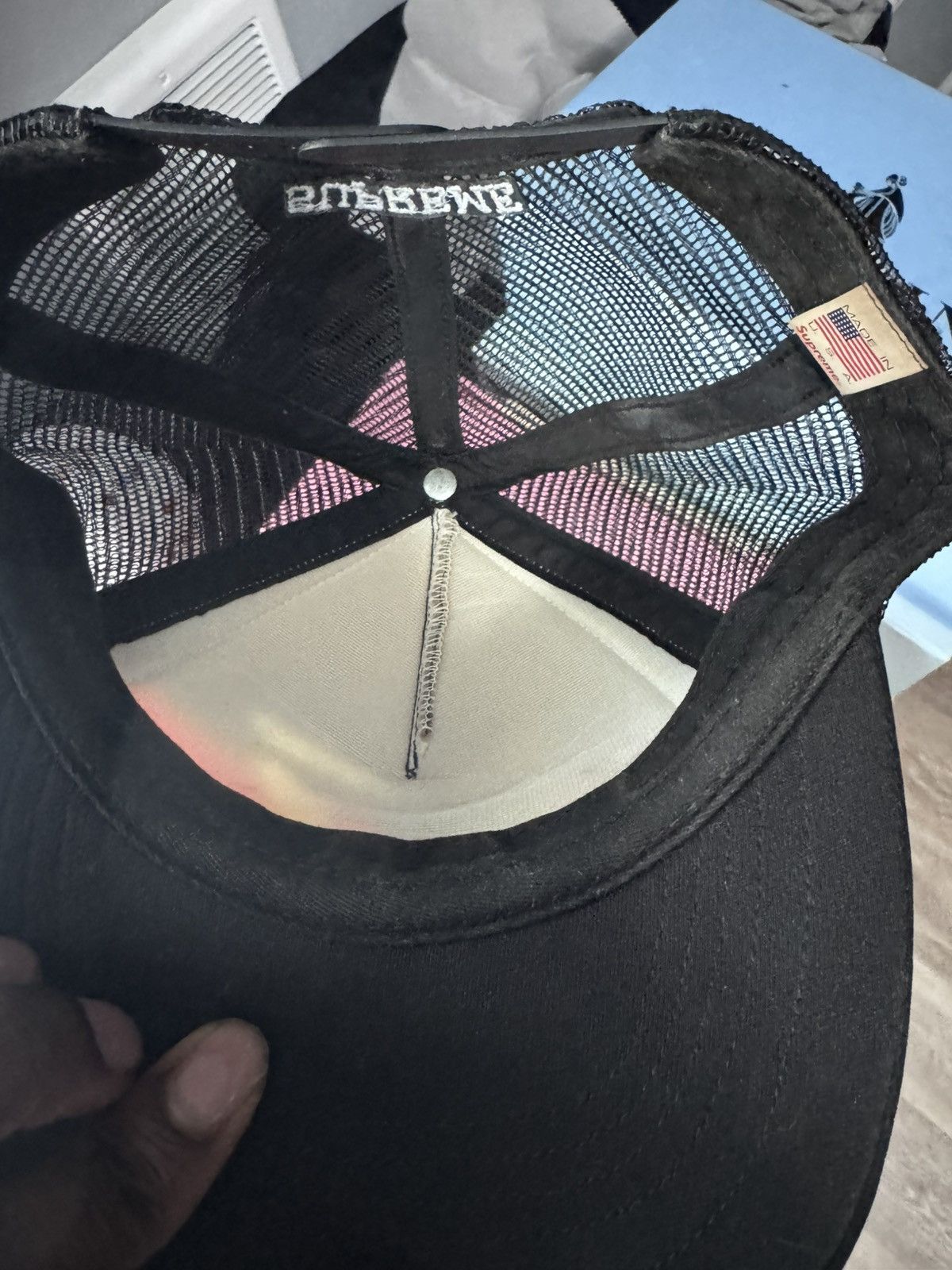 Supreme Worldwide number 1 trucker Size ONE SIZE - 4 Thumbnail
