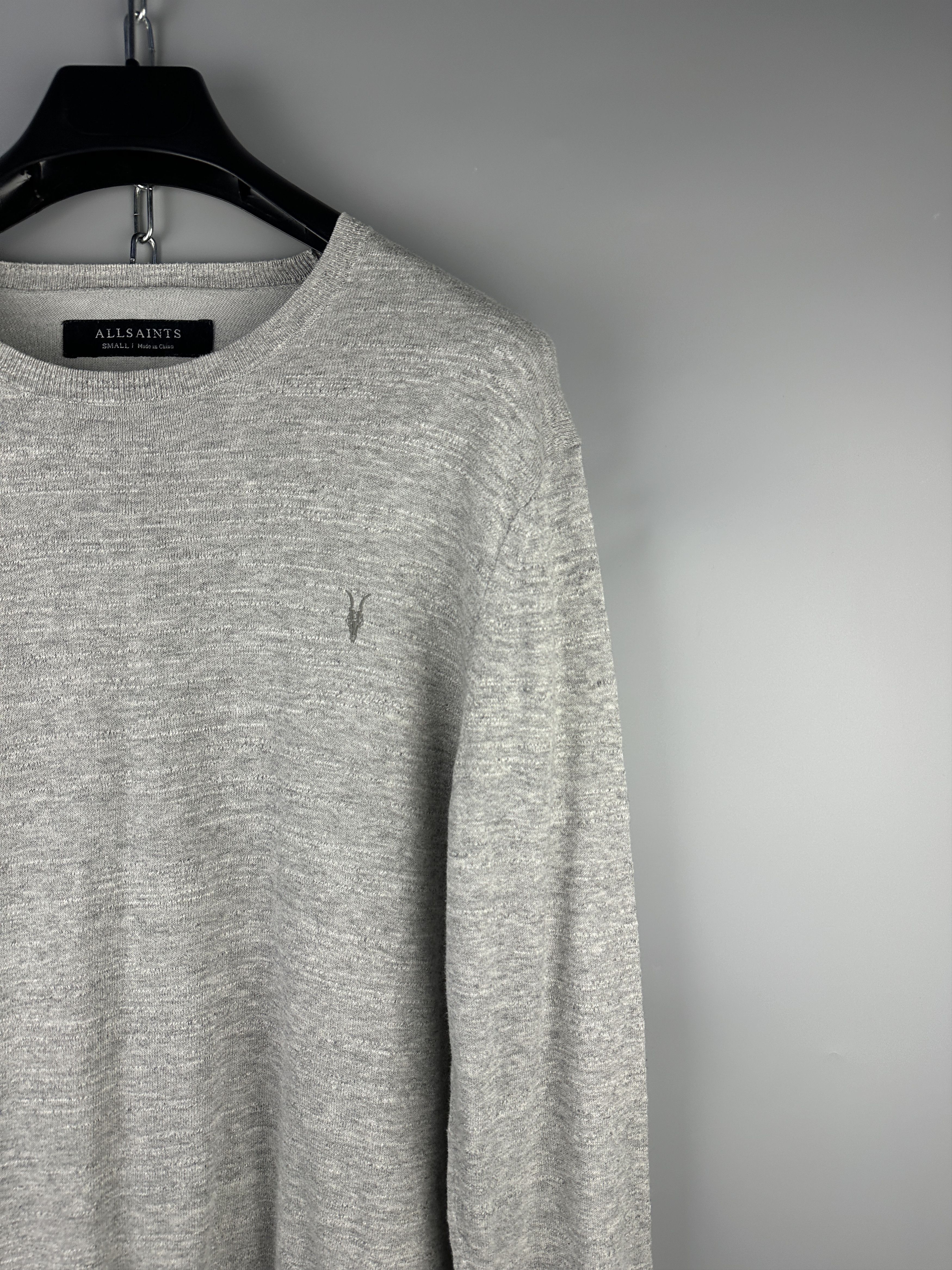 Allsaints × Designer Allsaints Cotton Long Sleeve Rosso Sweater Jumper Size US S / EU 44-46 / 1 - 5 Thumbnail